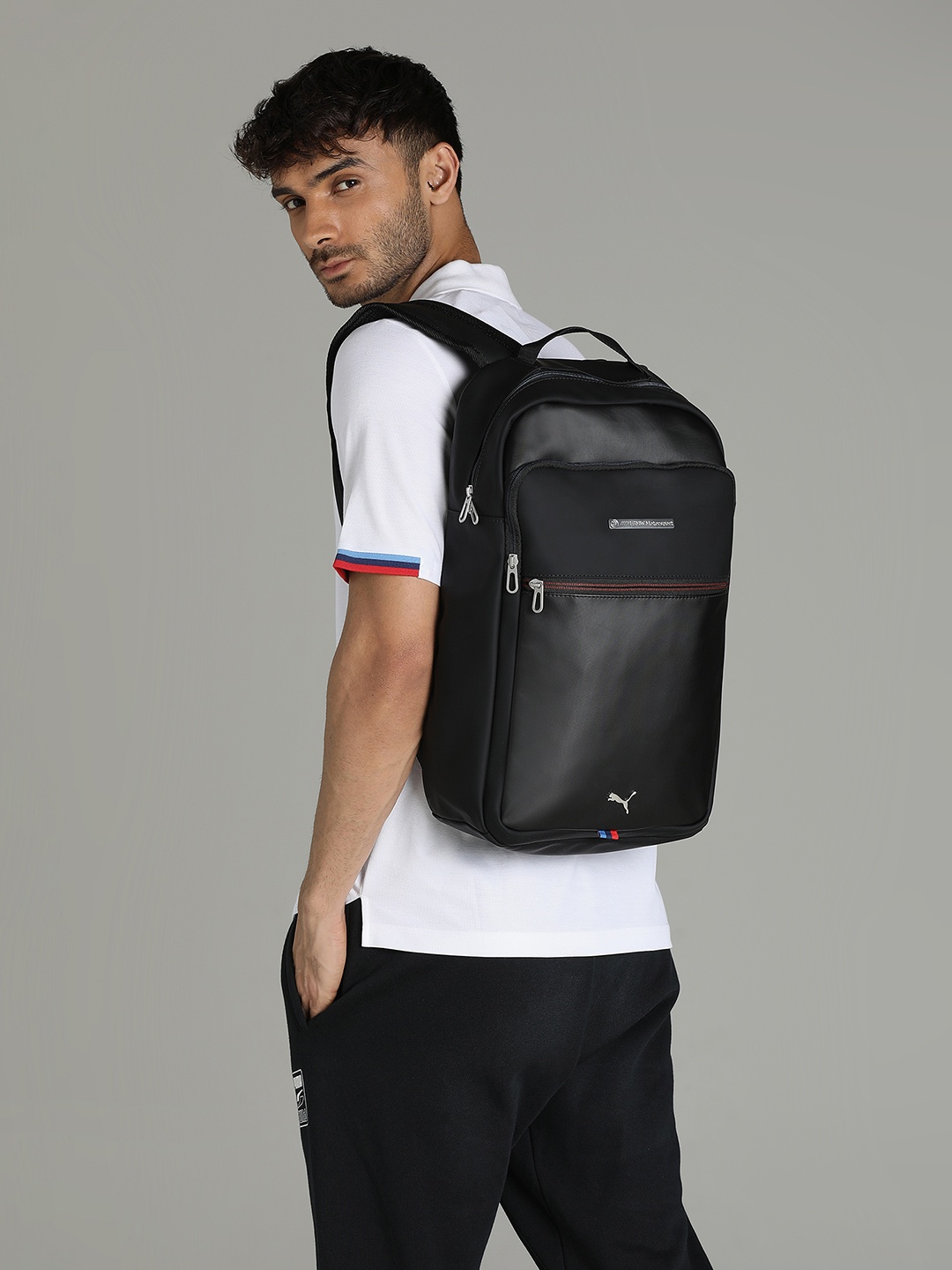 

PUMA Motorsport Unisex Black Brand Logo Backpack