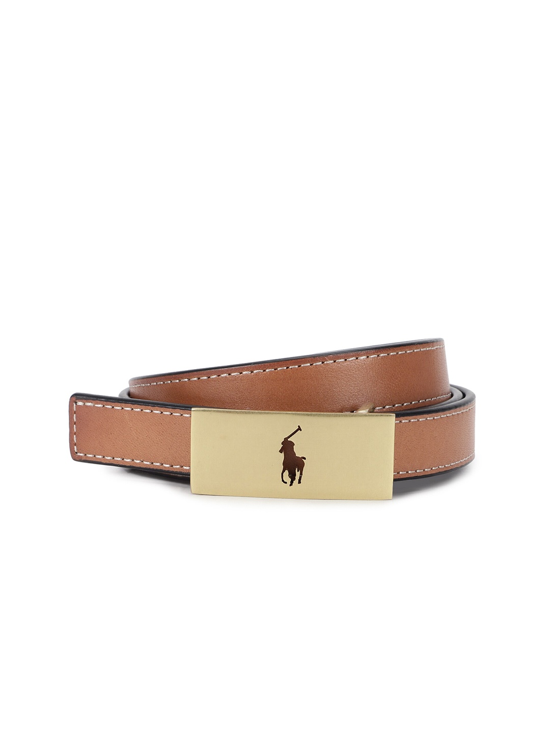 

Polo Ralph Lauren Women Brown Genuine Leather Belt