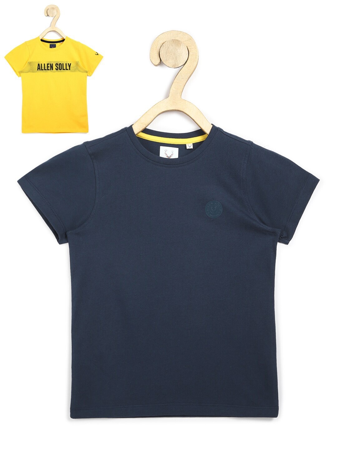 

Allen Solly Junior Boys Pack Of 2 Printed T-shirt, Yellow