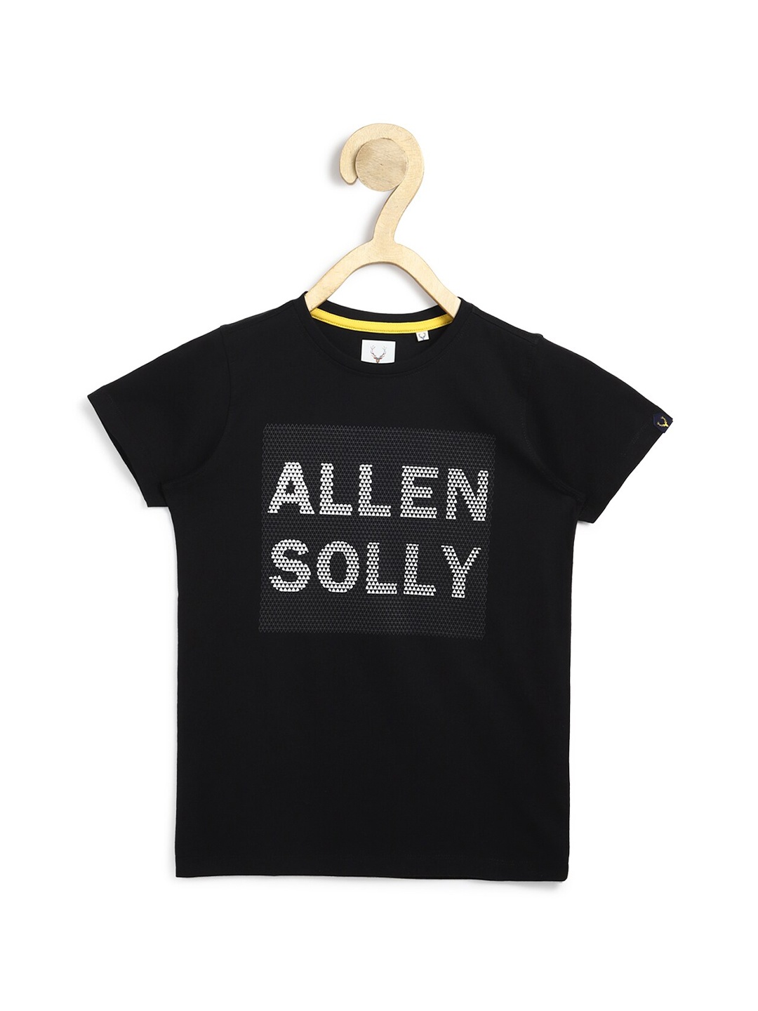 

Allen Solly Junior Boys Black Typography Printed T-shirt