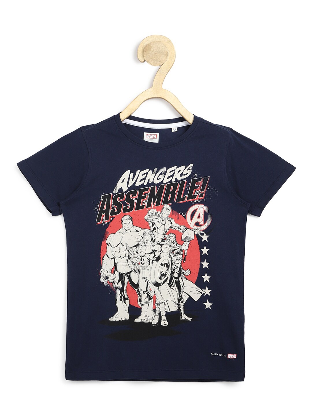 

Allen Solly Junior Boys Navy Blue Printed T-shirt