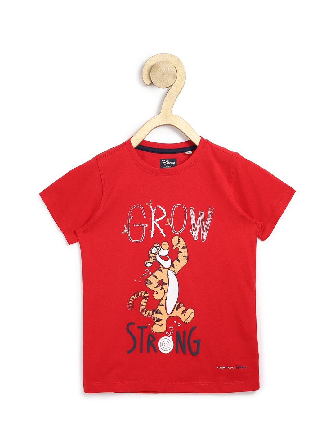 

Allen Solly Junior Boys Red Printed T-shirt