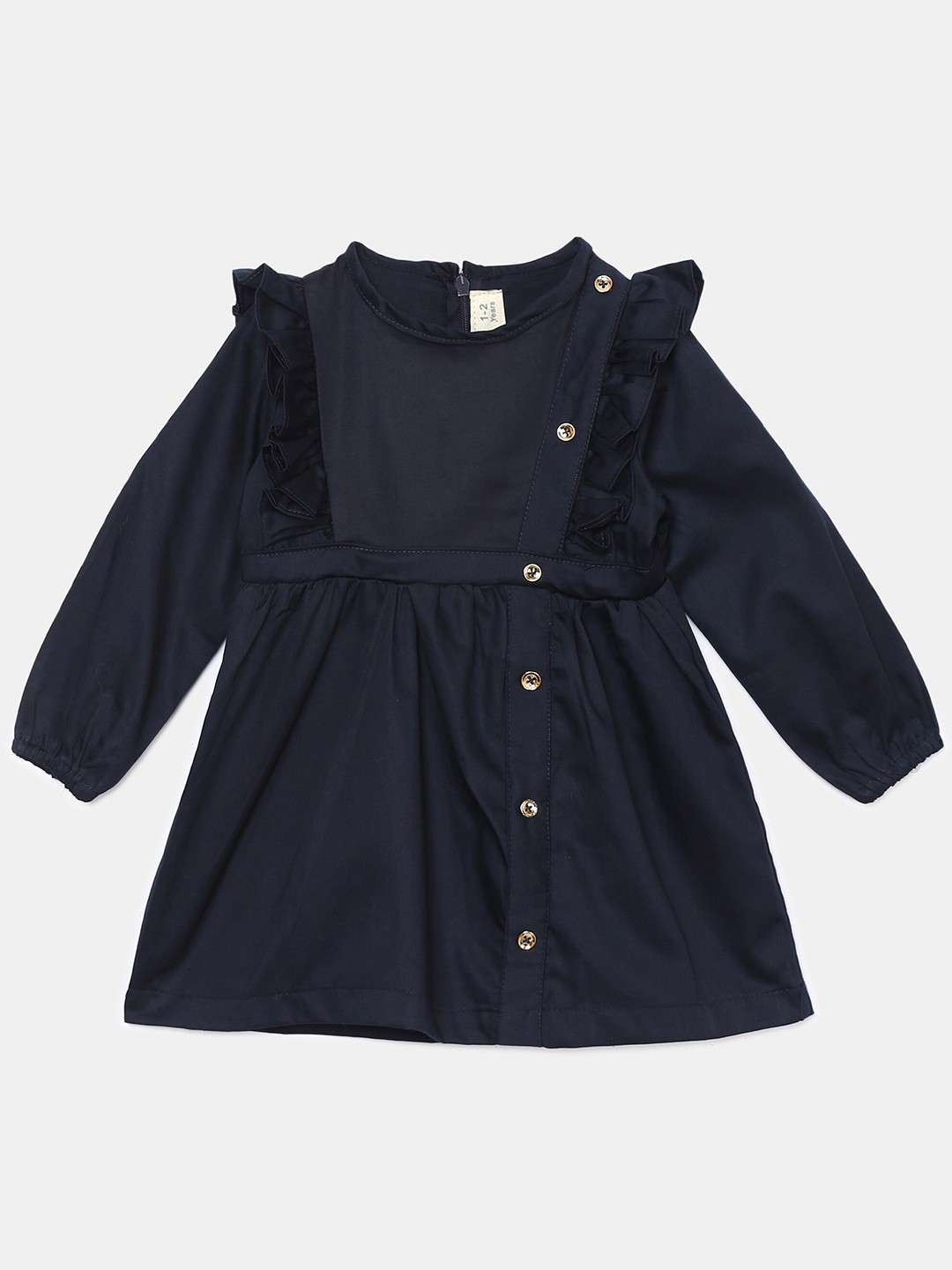 

Hopscotch Blue A-Line Pure Cotton Dress
