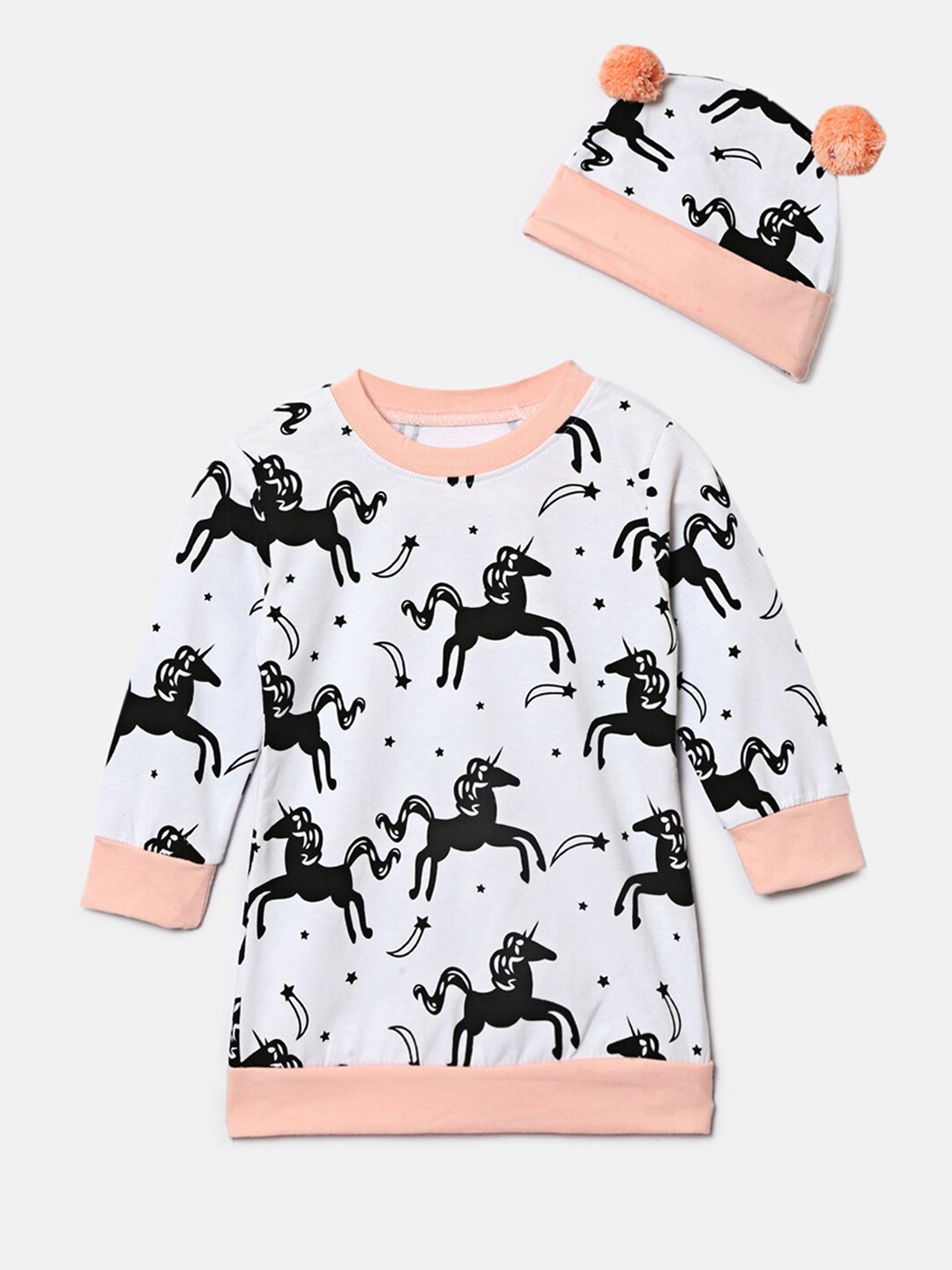

Hopscotch White T-shirt Dress