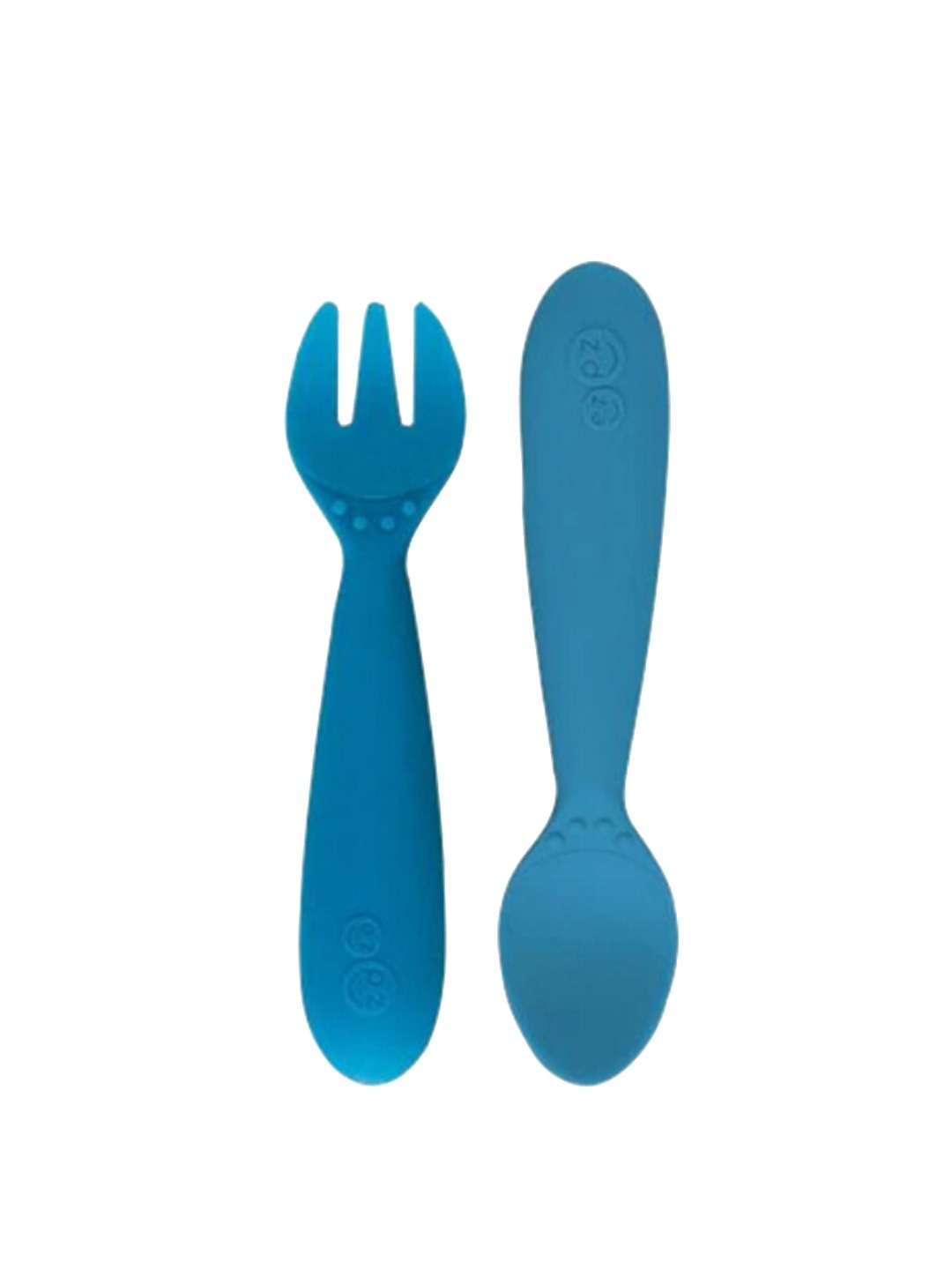 

ezpz Toddlers Blue FDA Mini Utensils
