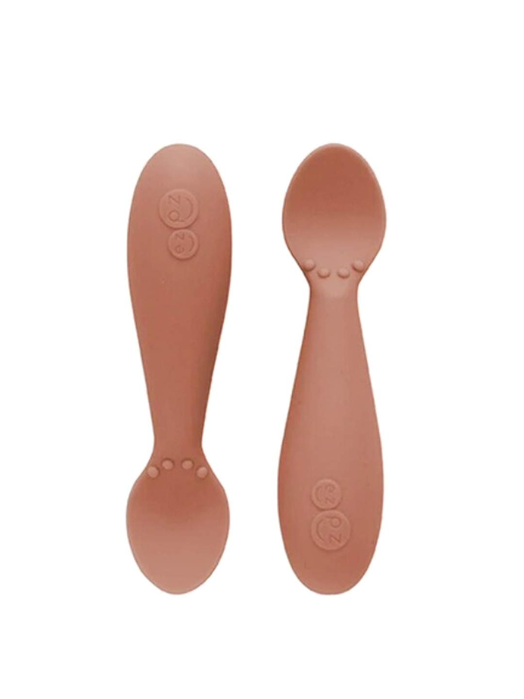 

ezpz Pack of 2 Kids Camel Brown Tiny Spoon