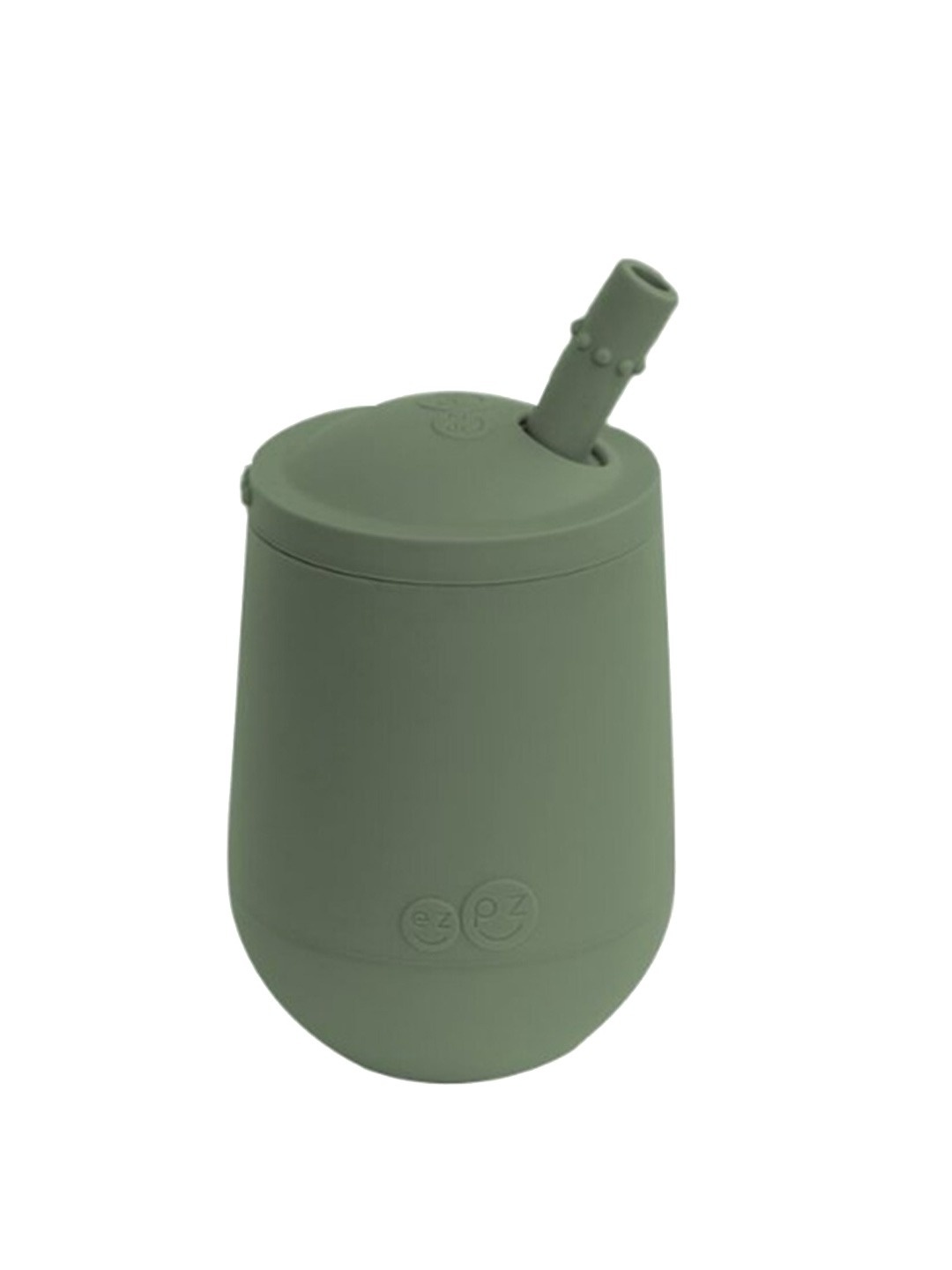 

ezpz Kids Olive Green Silicon Cup with Straw