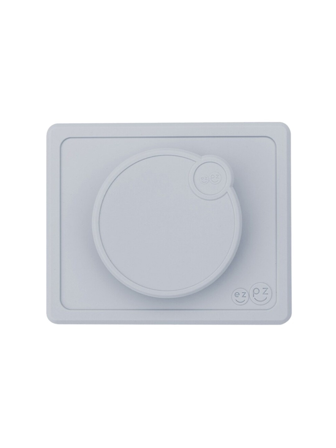 

ezpz Kids Silver Solid FDA Mini Bowl With Lid & Mat