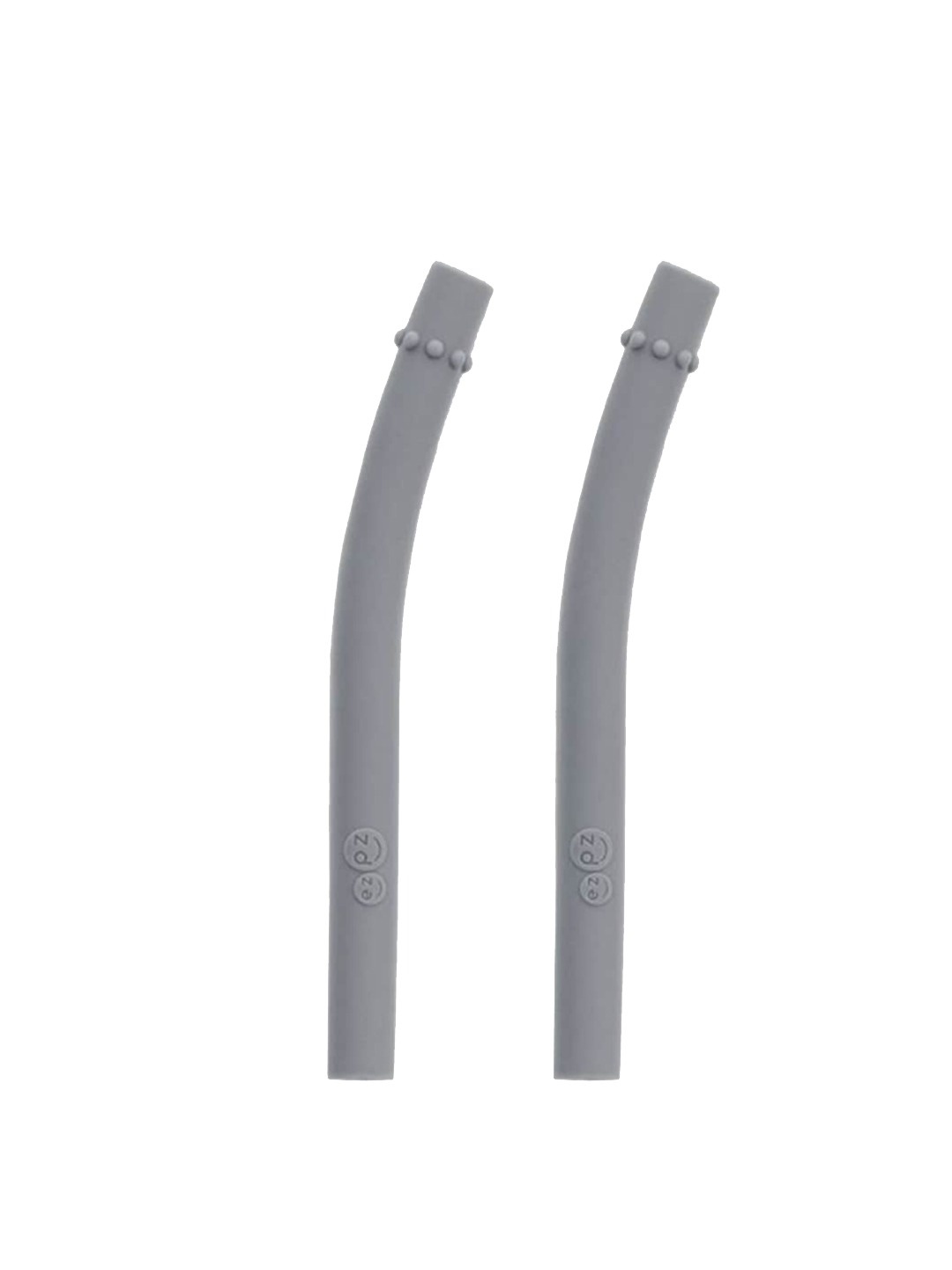 

ezpz Kids Set of 2 Grey FDA Silicon Mini Cup Straw