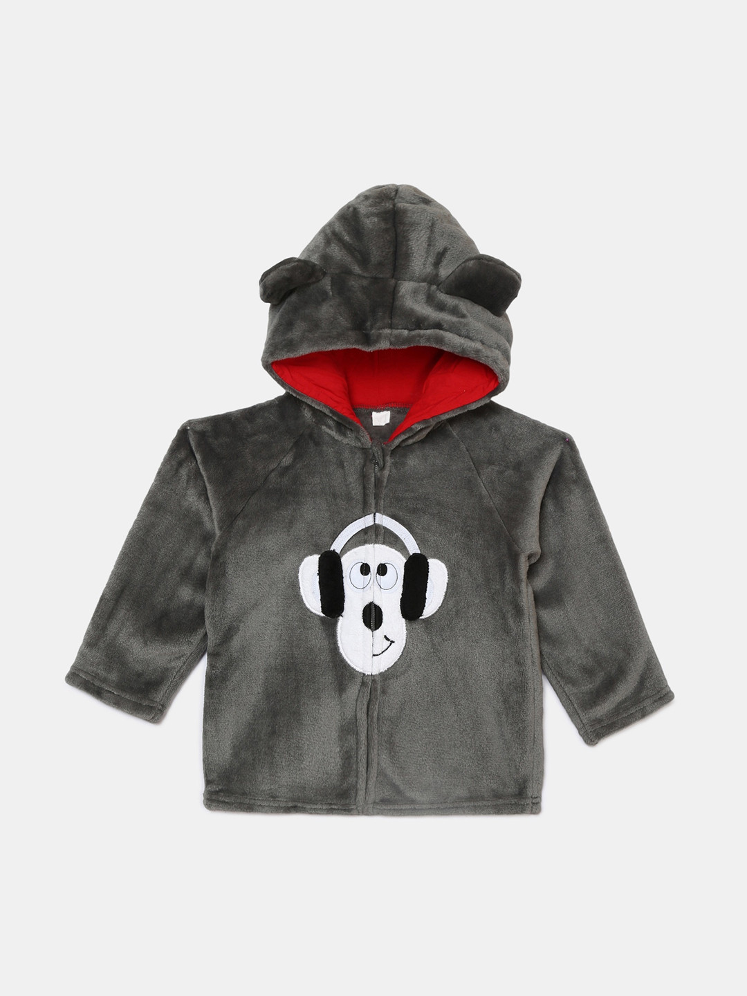 

Hopscotch Boys Grey Fleece Crop Tailored Jacket
