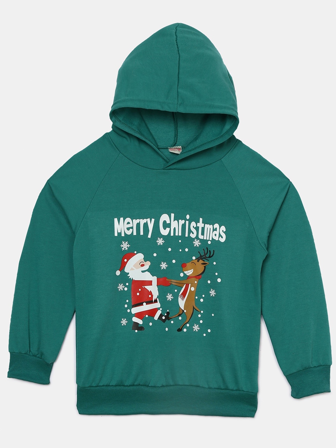 

Hopscotch Boys Multicoloured Printed Hooded Sweatshirt, Multi