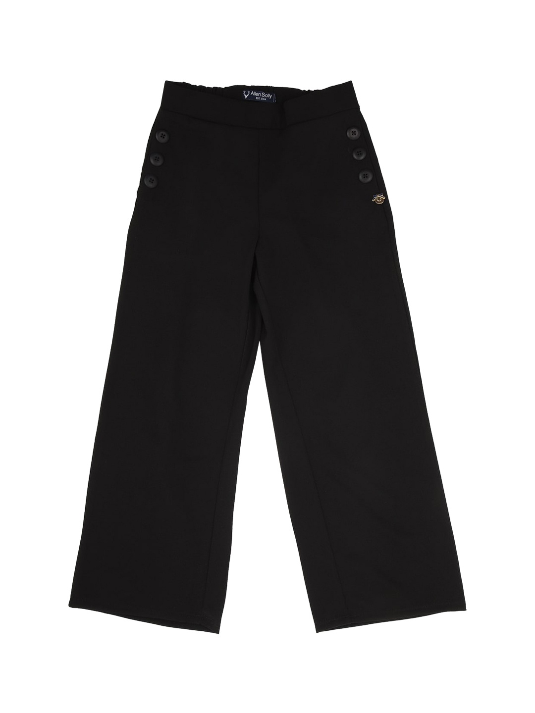 

Allen Solly Junior Girls Black Solid Trousers