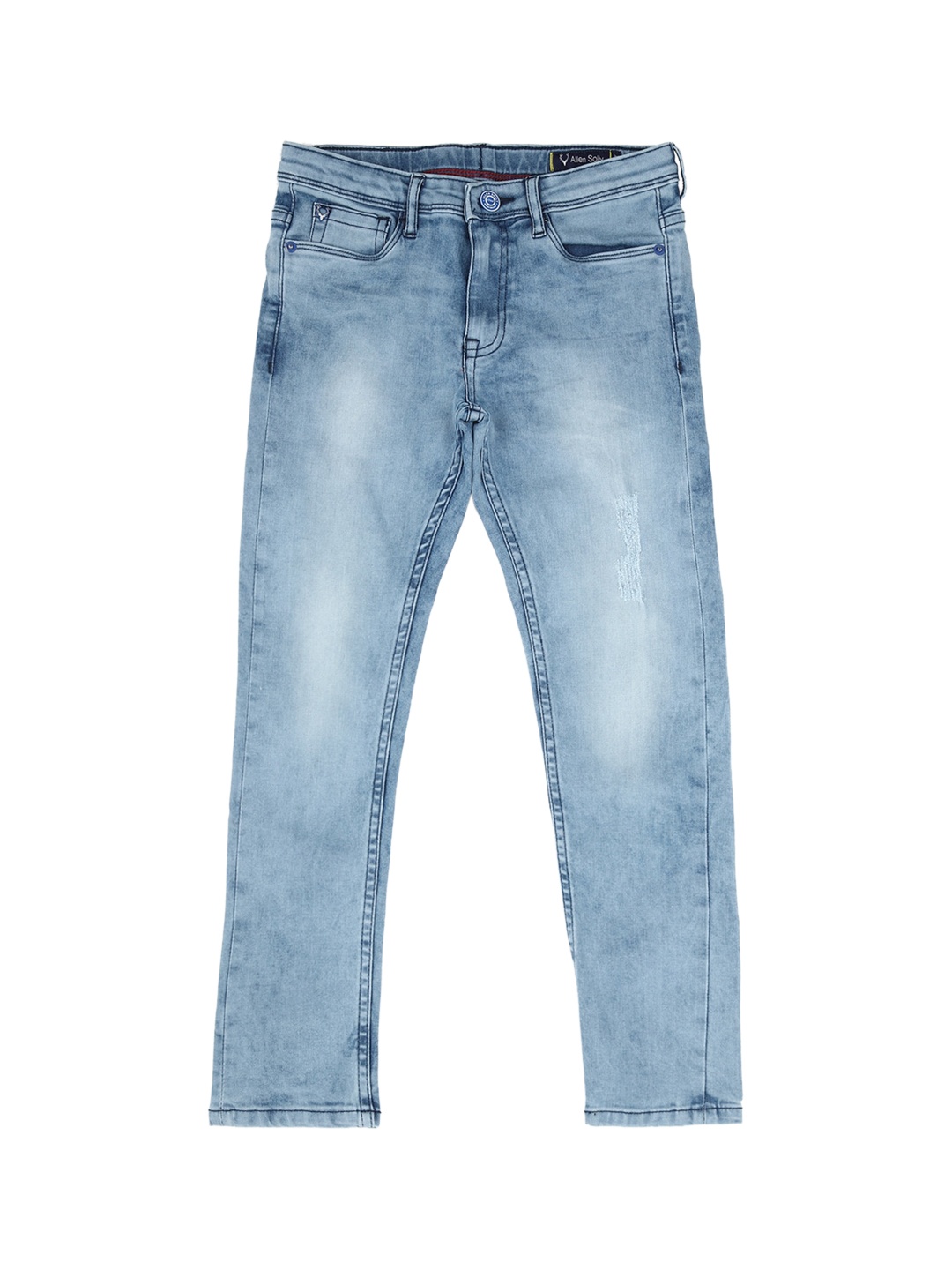 

Allen Solly Junior Boys Blue Skinny Fit Mildly Distressed Heavy Fade Jeans