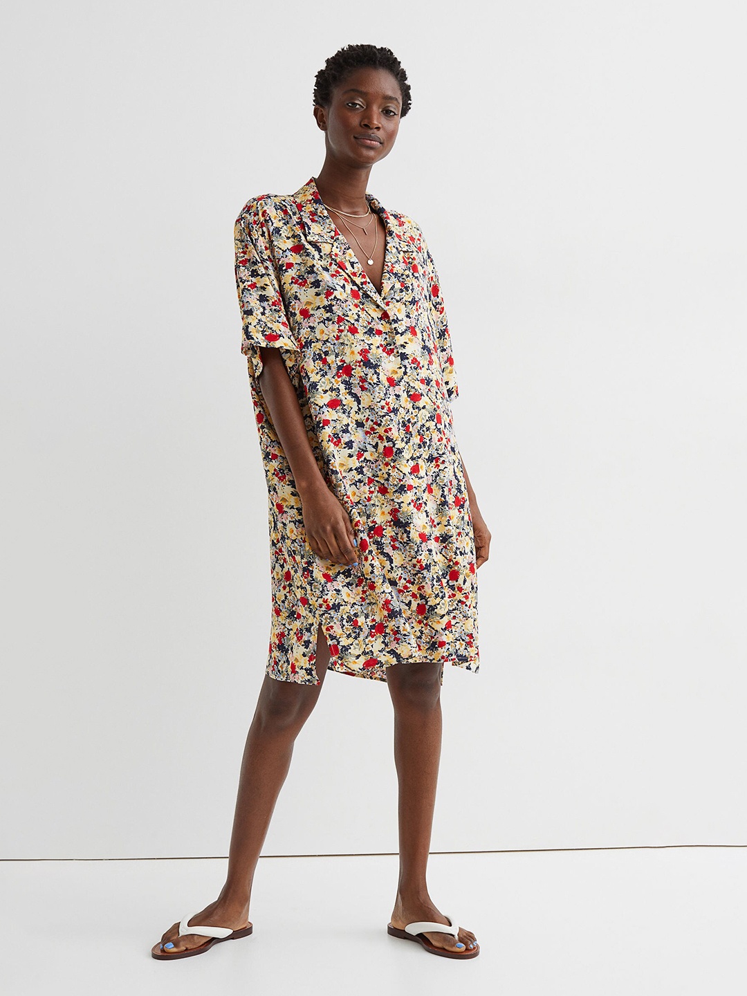 

H&M Women Multicoloured Shirt Dress, Multi