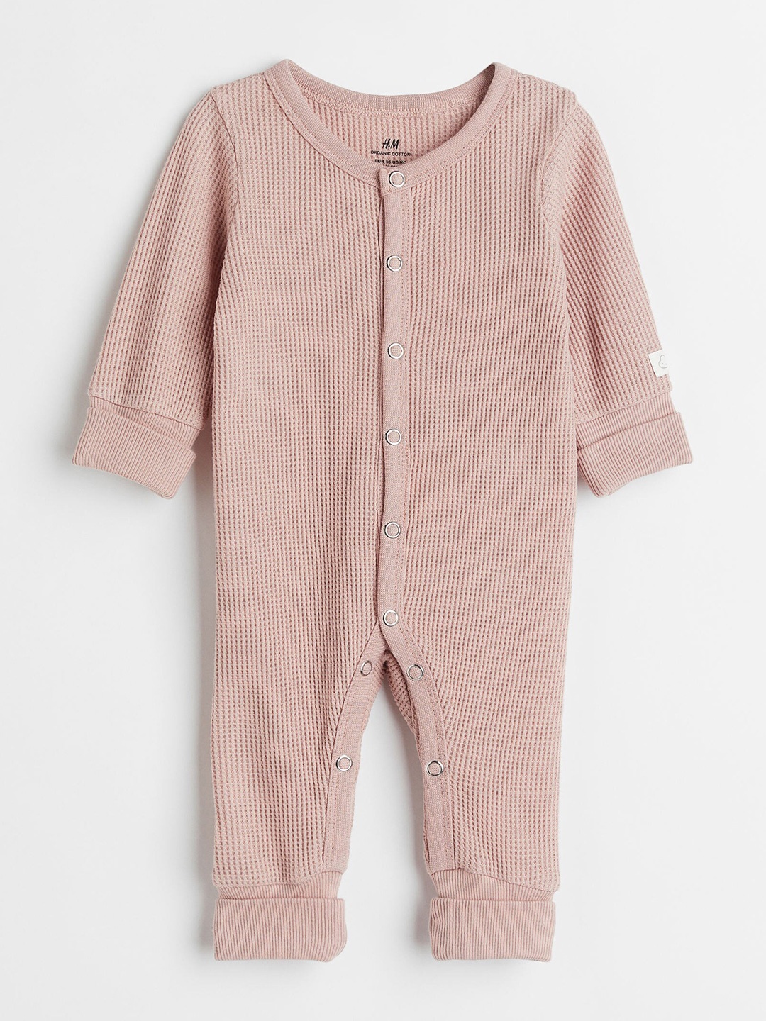 

H&M Boys Pink Adjustable-Size Romper Suit