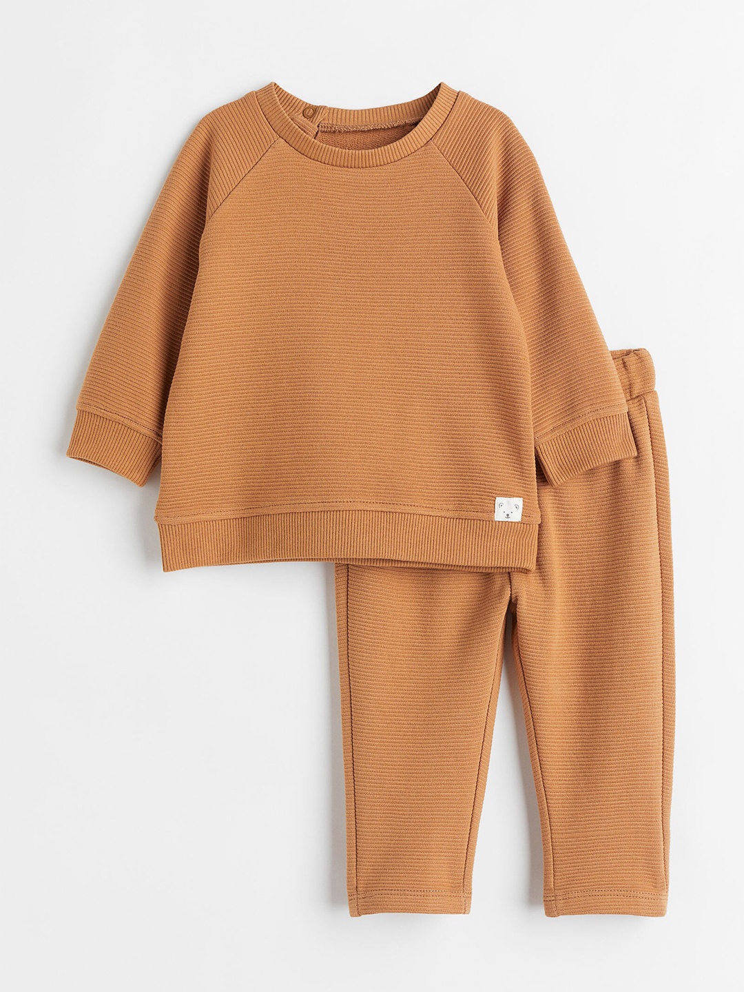 

H&M Boys Brown Solid 2-Piece Sweatshirt Set