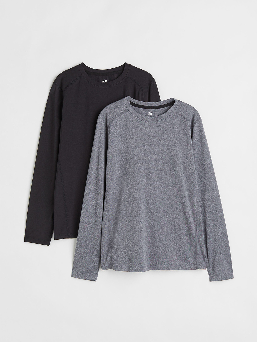 

H&M Boys Black & Grey 2-Pack Sports Tops