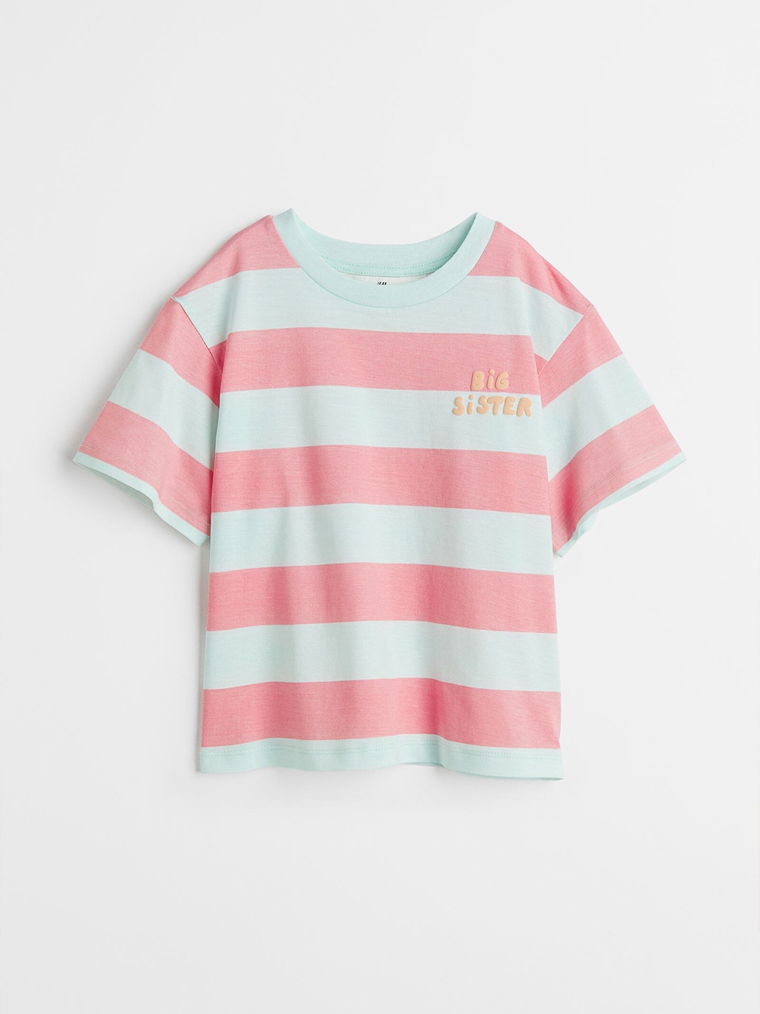 

H&M Girls Pink & Sea Green Sibling Top