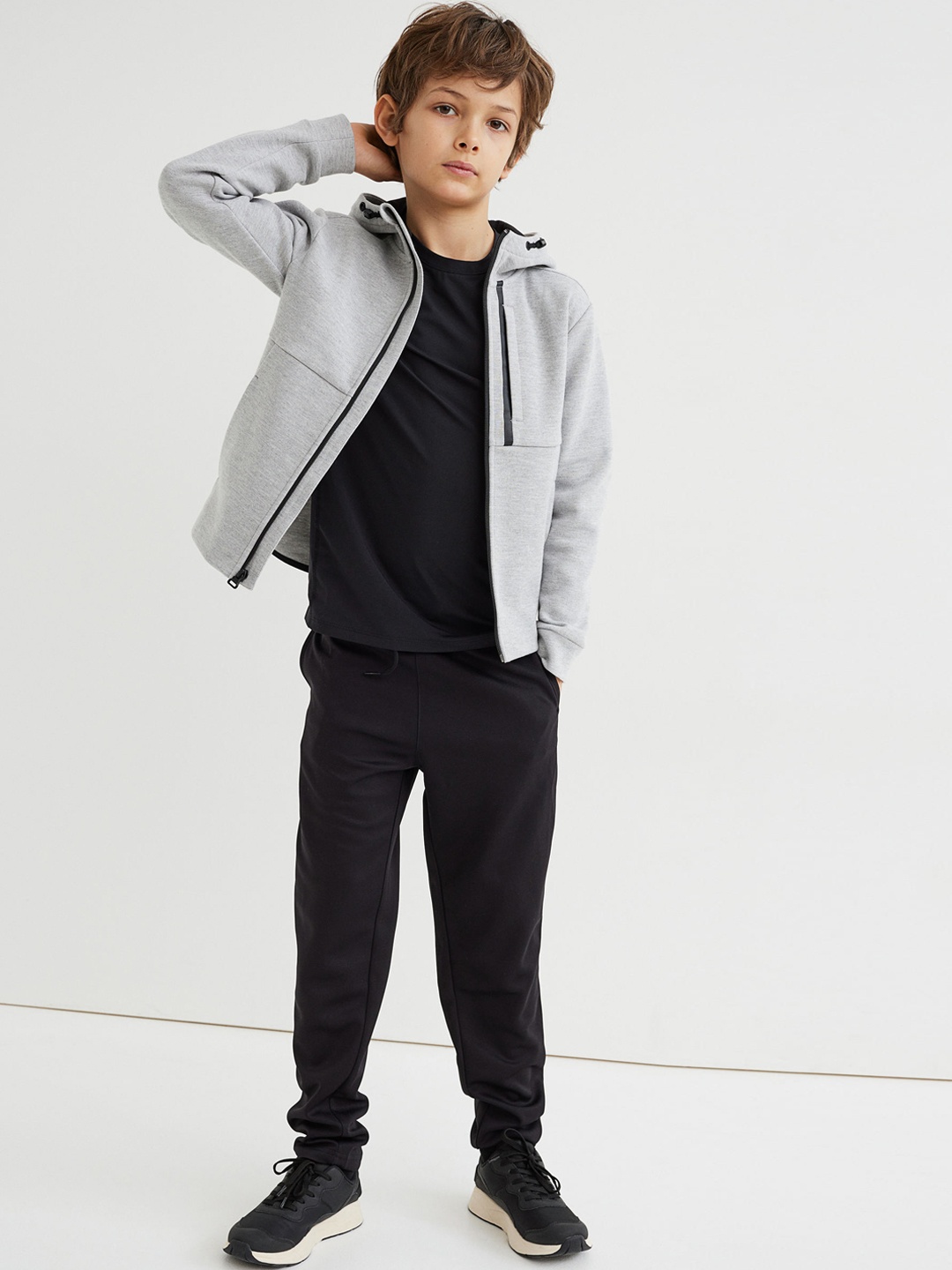 

H&M Boys Black 2-Pack Track Pants
