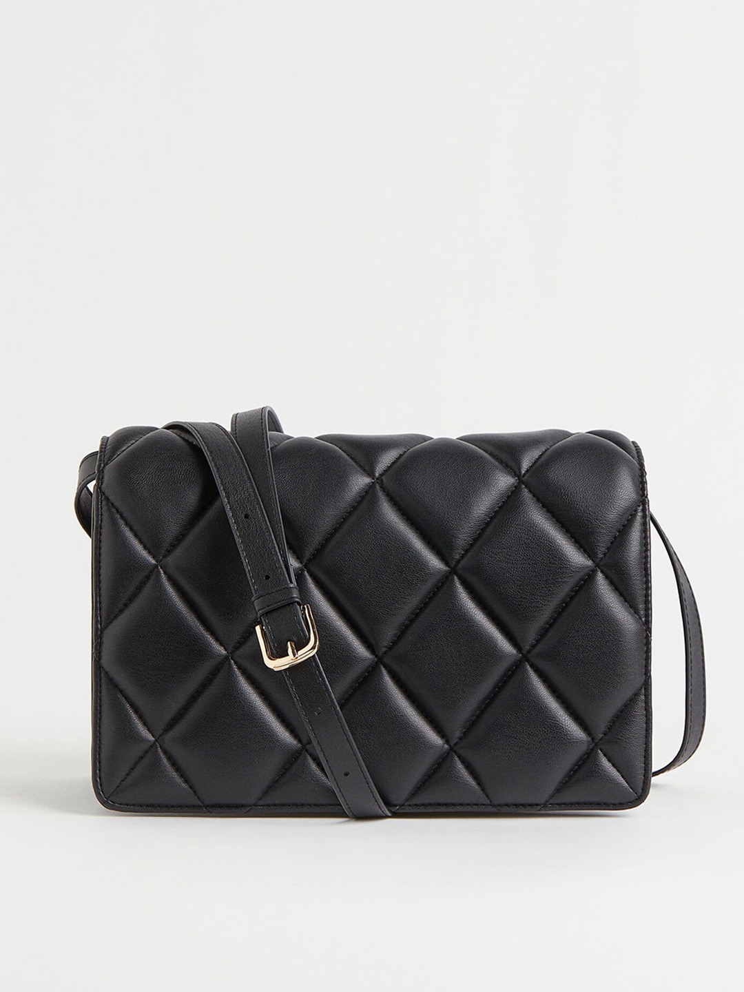 

H&M Black Solid Quilted Shoulder Bag