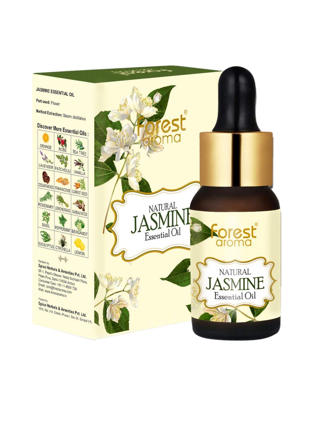

forest aroma Jasmine Essential Oil - 15 ML, Brown