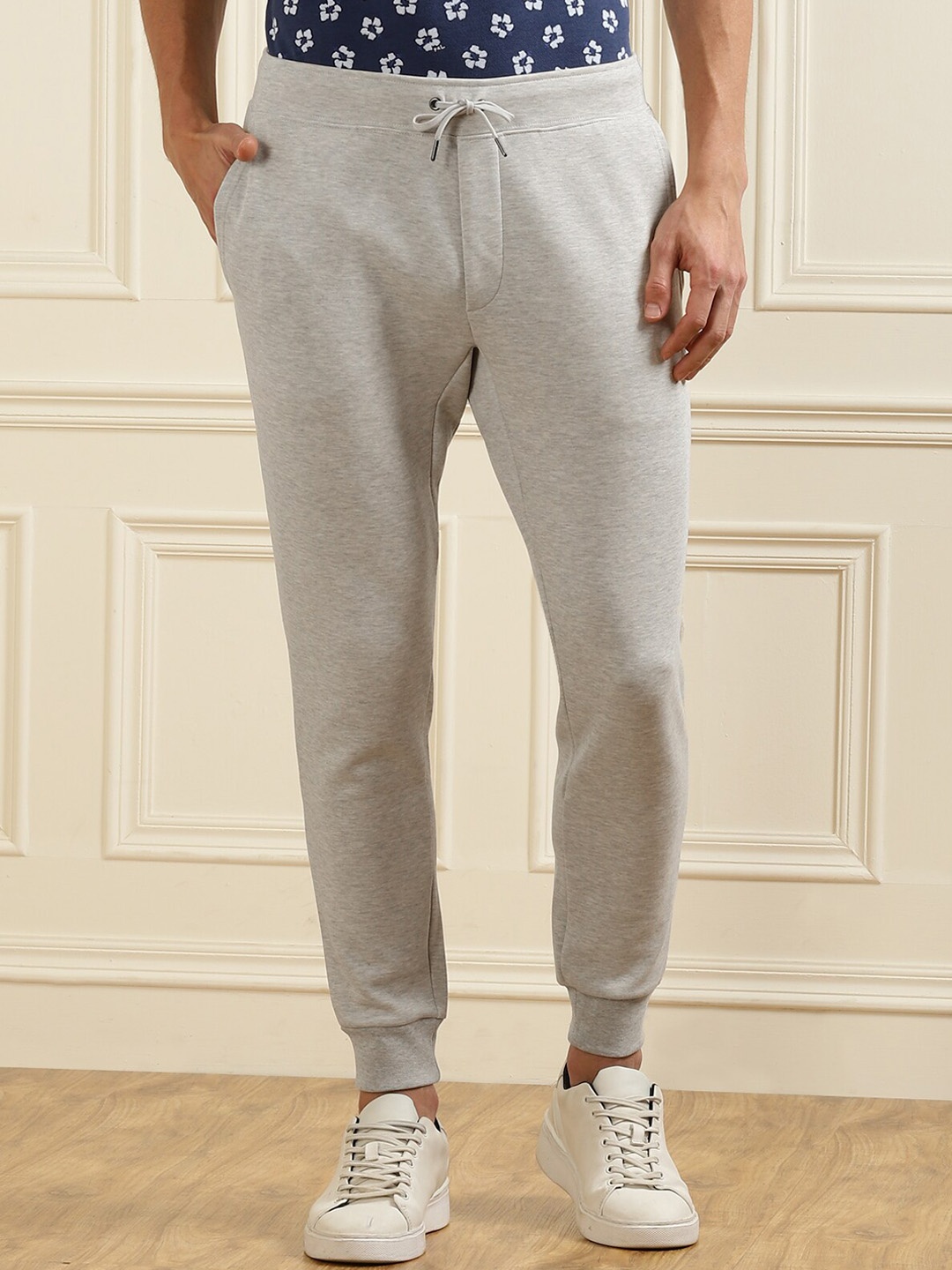 

Polo Ralph Lauren Men Grey Solid Pure Cotton Joggers