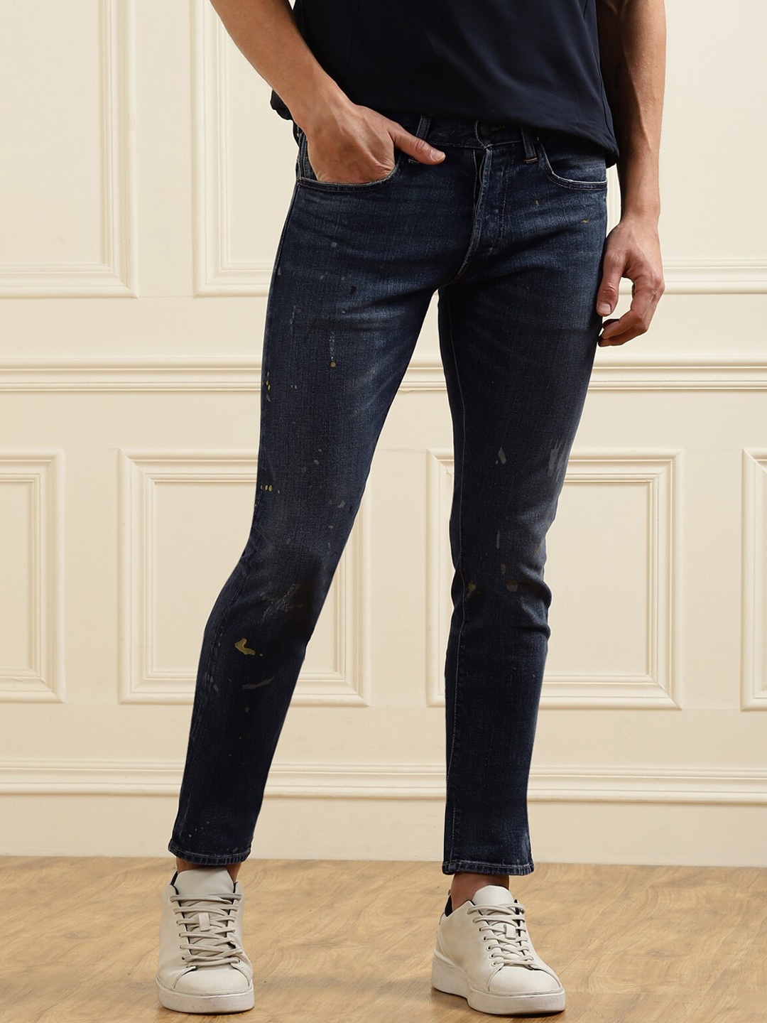

Polo Ralph Lauren Men Blue Mildly Distressed Jeans