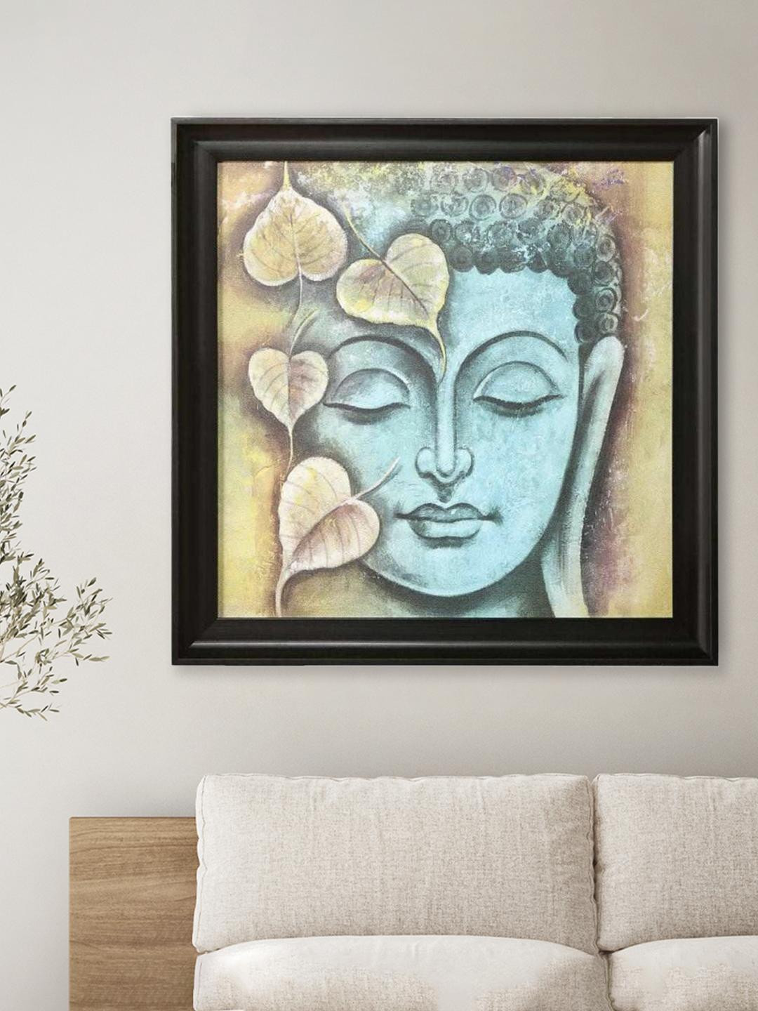 

Athome by Nilkamal Sea Green Budhha Painting