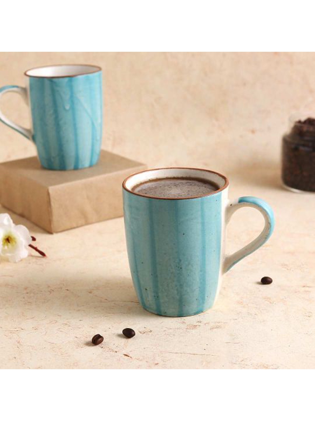 

Wonderchef Blue Teramo Stoneware Coffee Mug
