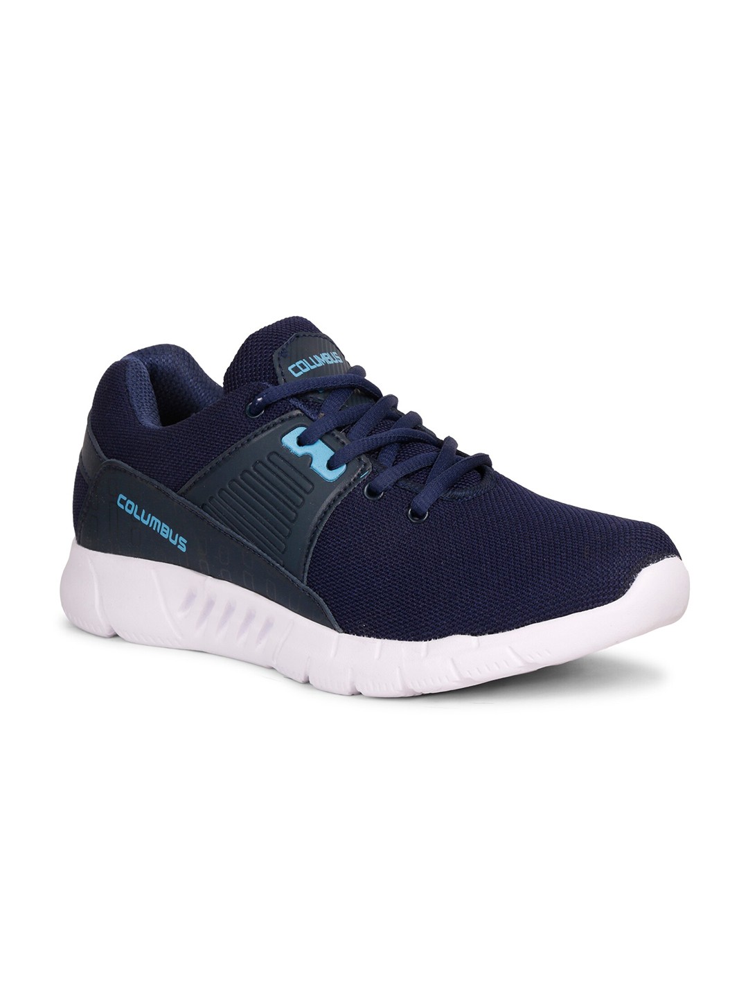 

Columbus Men Blue Mesh Running Non-Marking Shoes