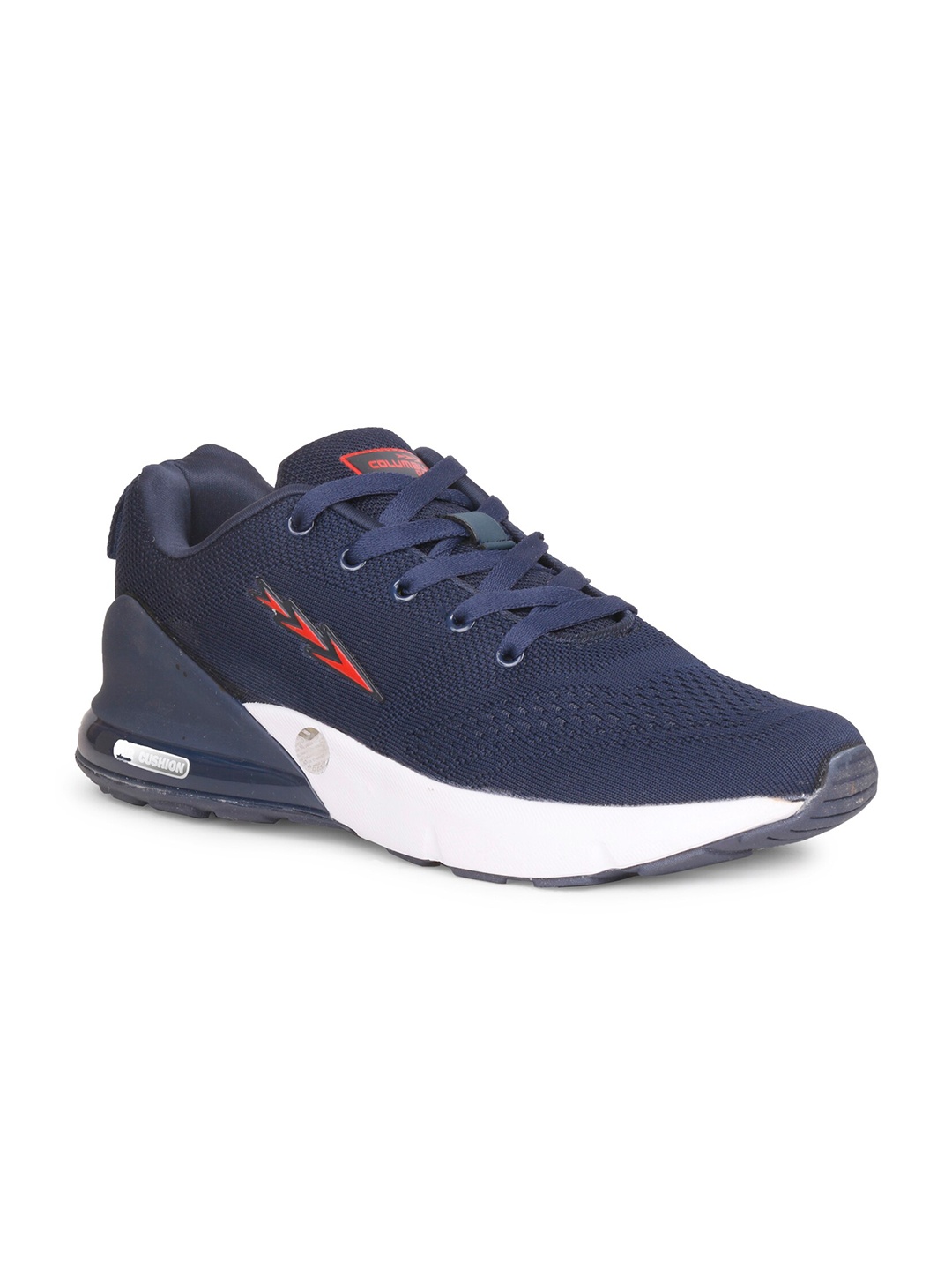 

Columbus Men Navy Blue Mesh Running Non-Marking Shoes
