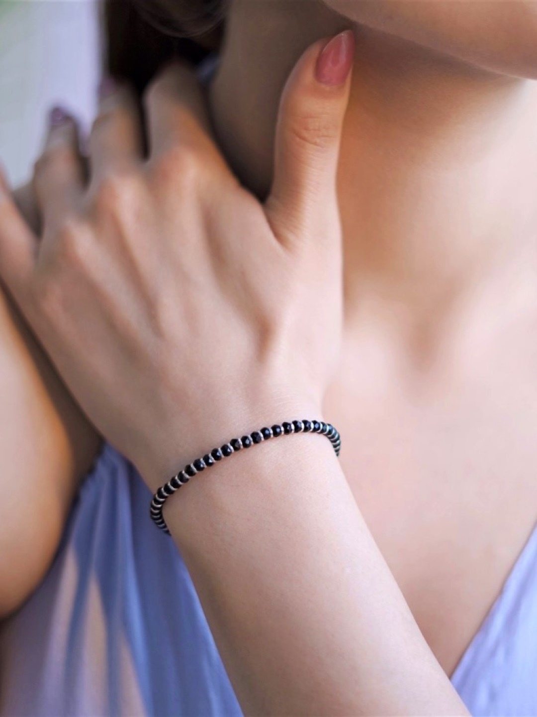 

Zavya Women 925 Sterling Silver Cubic Zirconia Silver-Plated Charm Bracelet