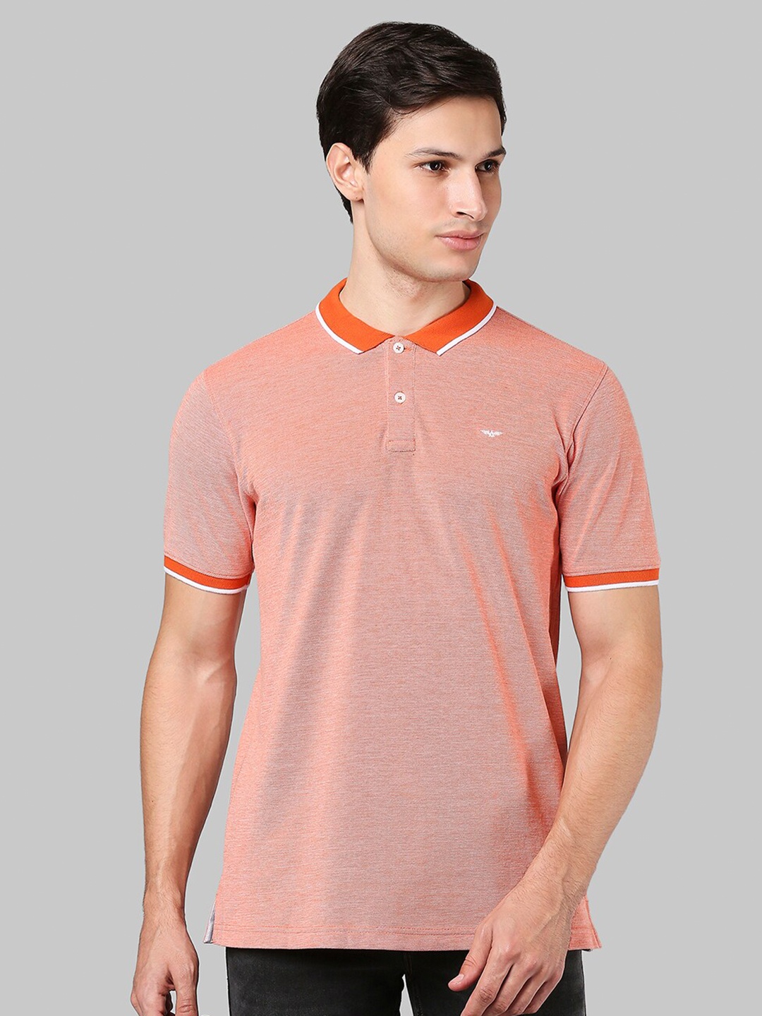 

Park Avenue Men Orange Slim Fit T-shirt