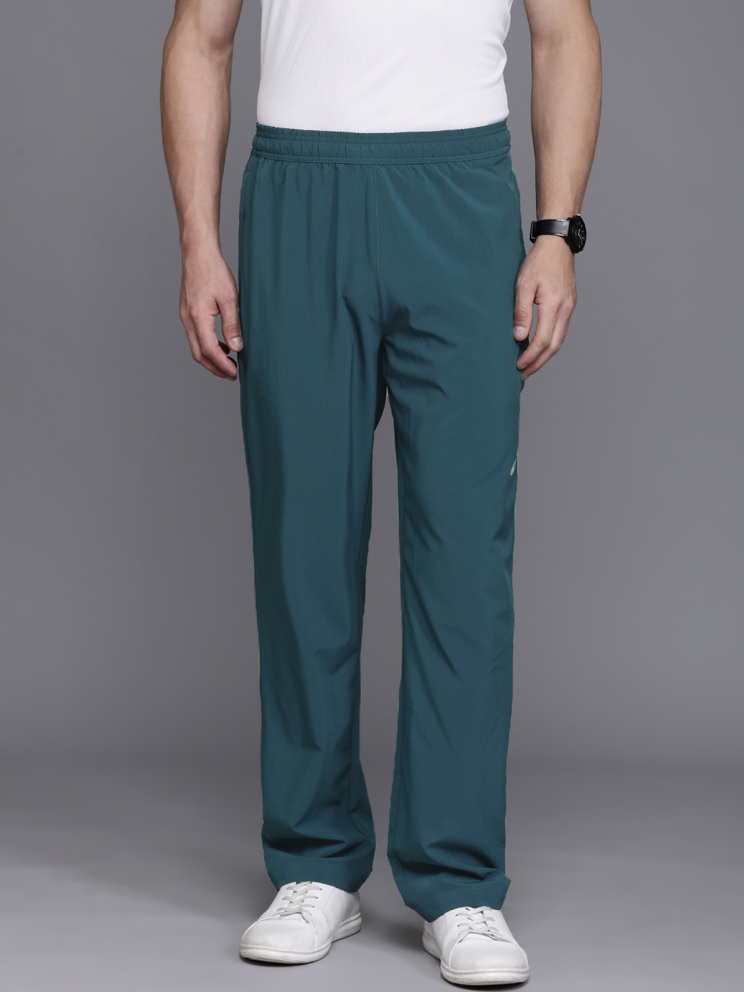 

ASICS Men Slim Fit Outdoor Sports Track Pants, Navy blue
