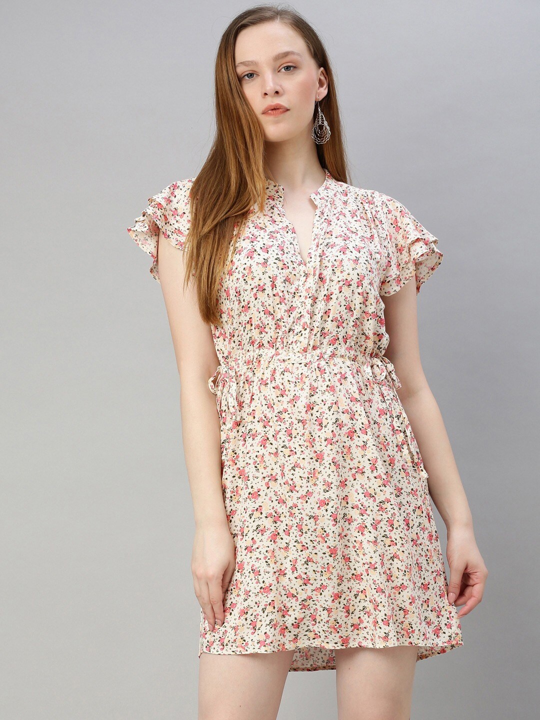 

Sera Women Off White Floral Dress