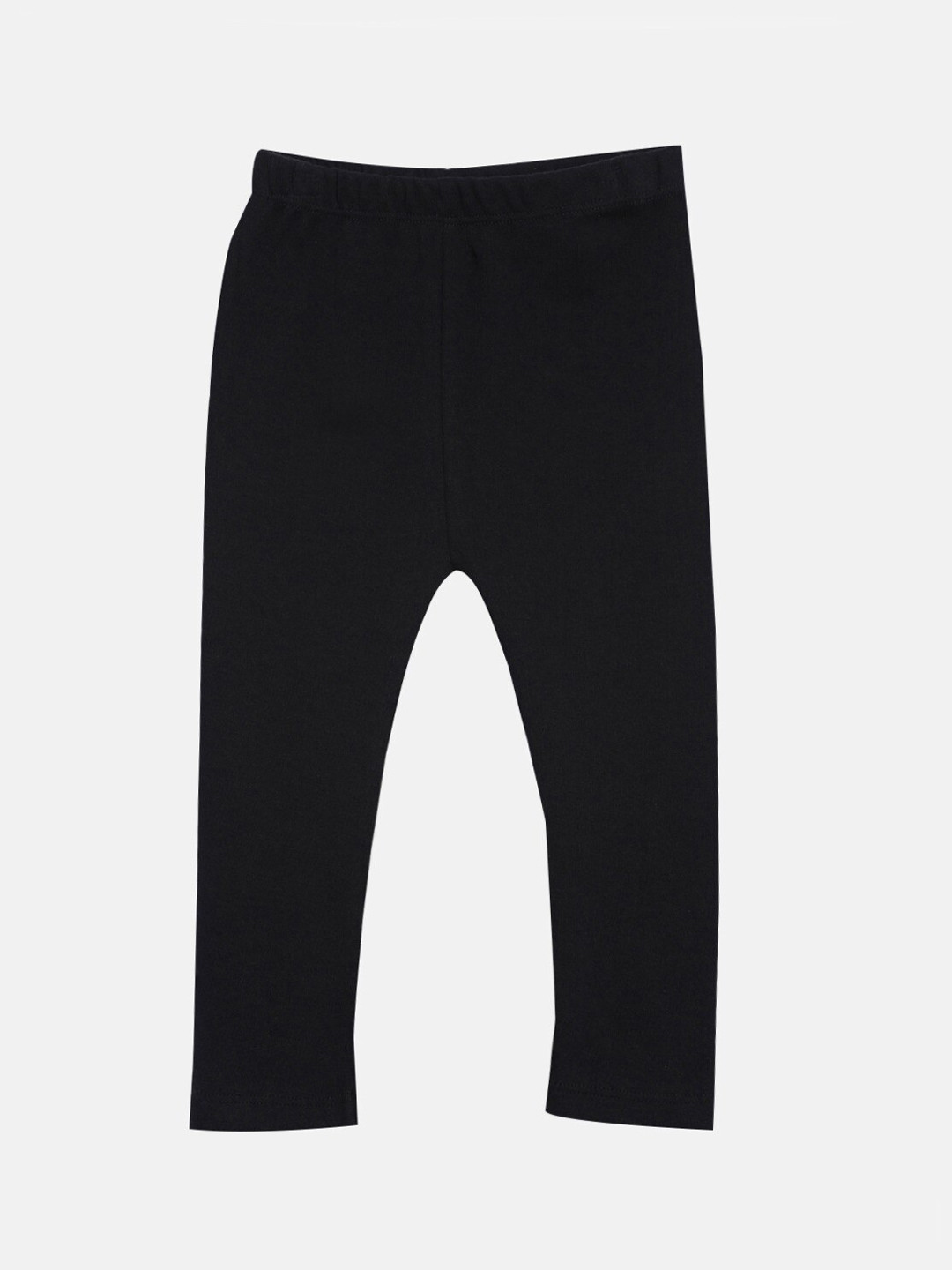 

Kryptic Girls Black Solid Ankle Length Pure Cotton Leggings