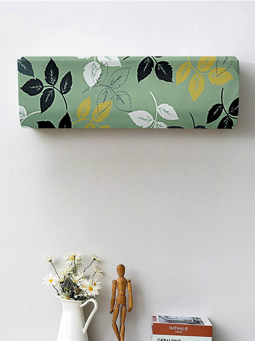 

Cortina Green & Yellow Printed Air Conditioner Cover