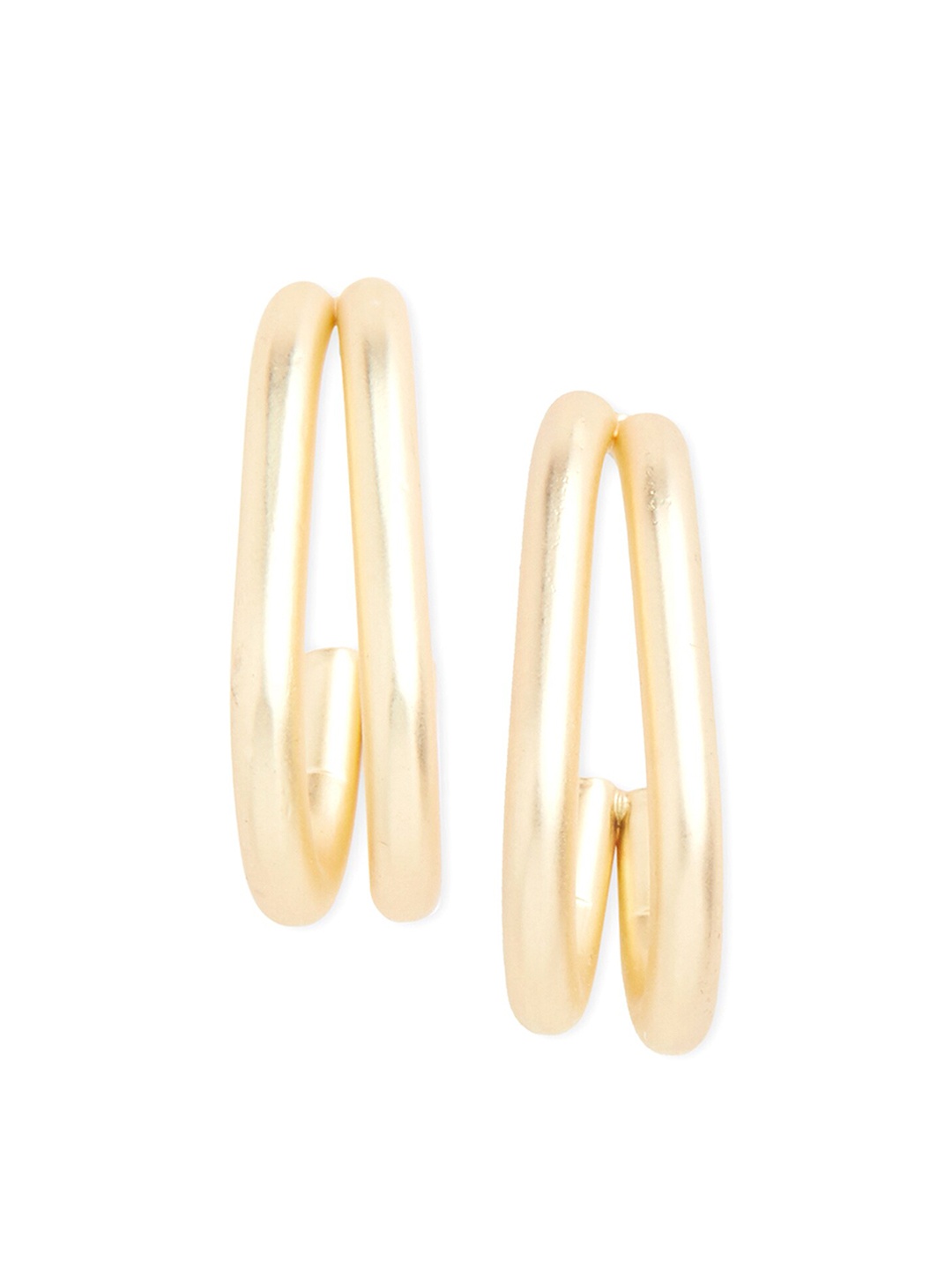 

20Dresses Gold-Toned Contemporary Drop Earrings