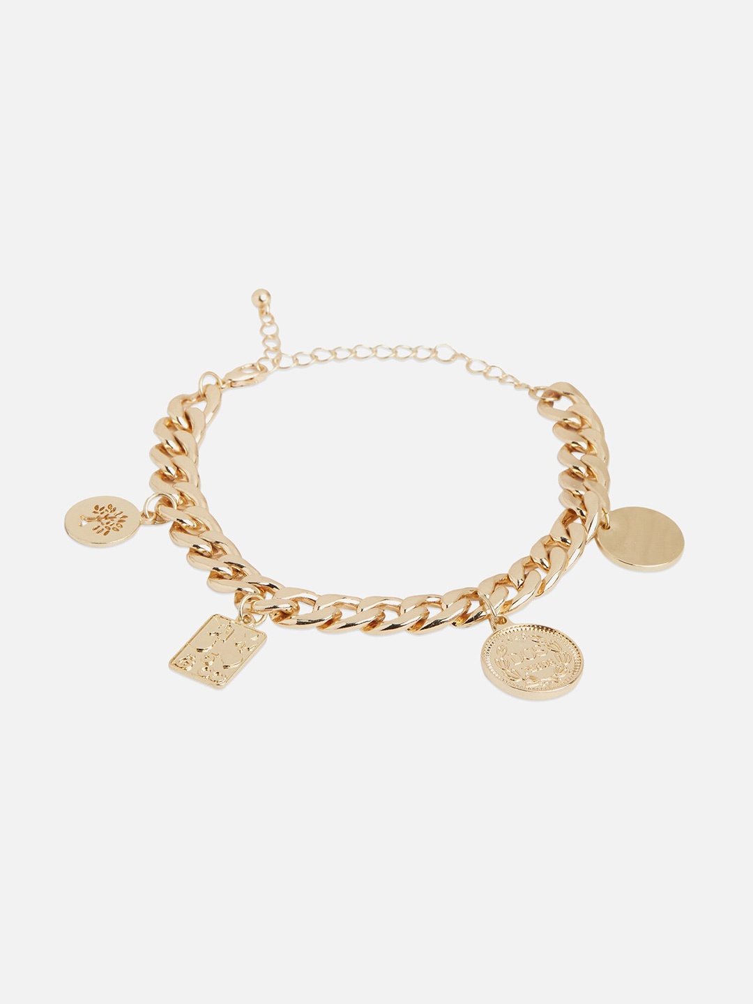 

20Dresses Women Gold-Toned My Travel Diary Charm Bracelet