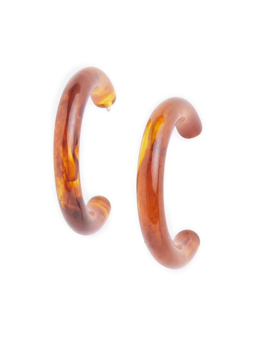 

20Dresses Brown Half-Hoop Earrings