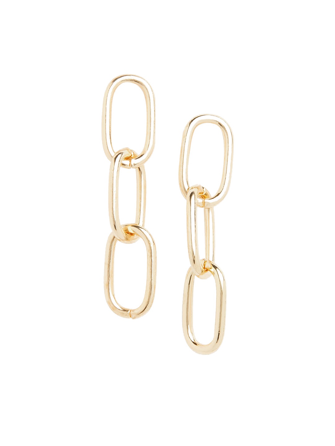 

20Dresses Gold-Toned Contemporary Drop Earrings