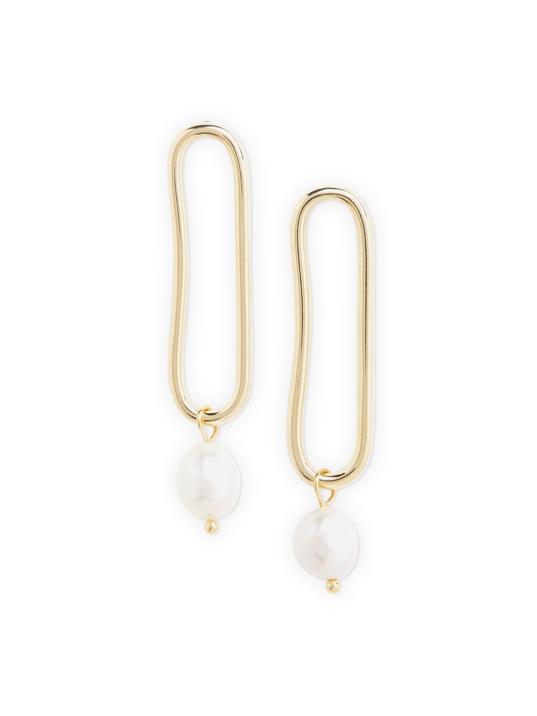 

20Dresses Gold-Toned Contemporary Drop Earrings