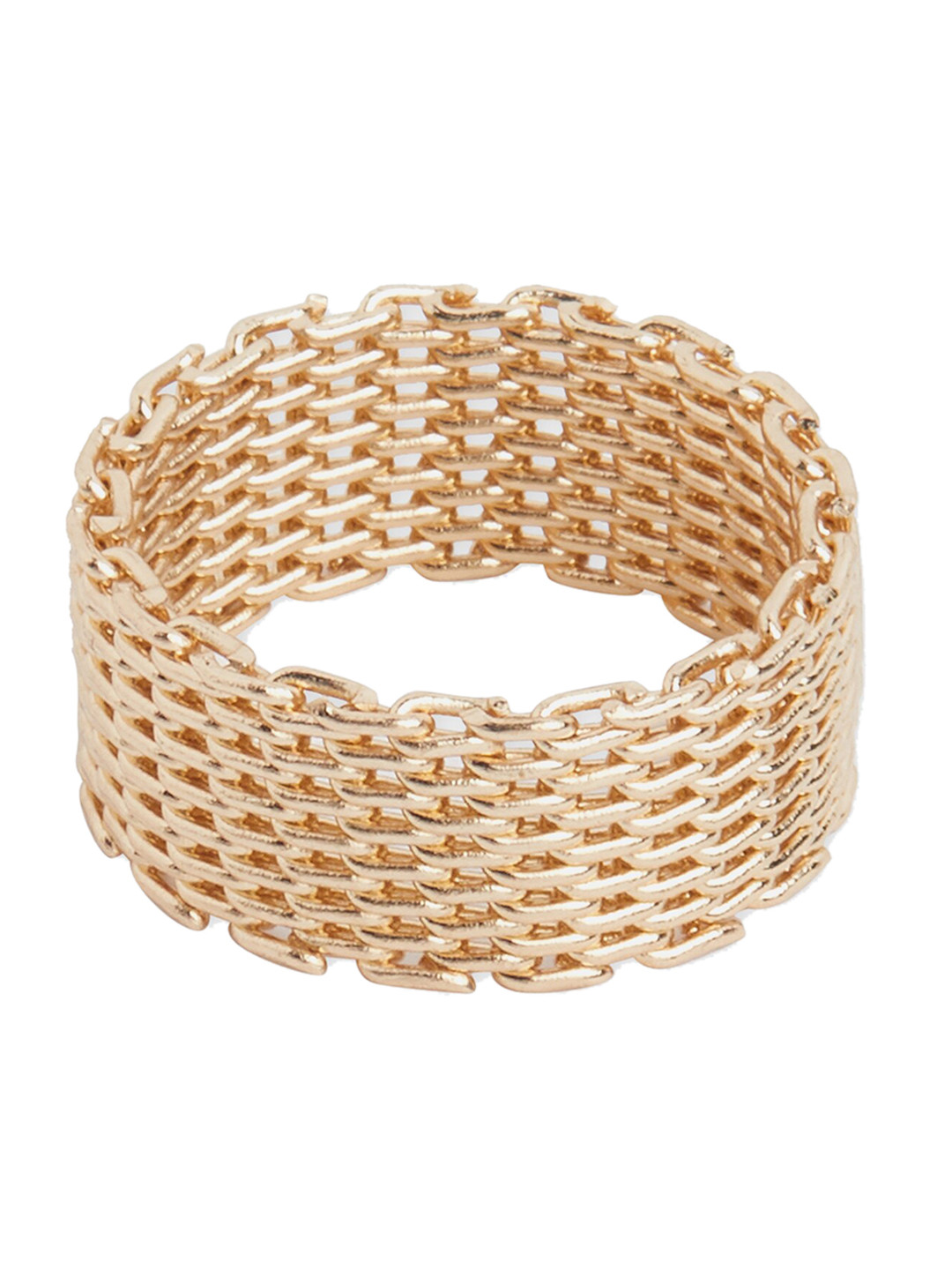 

20Dresses Gold-Toned Textured Finger Ring