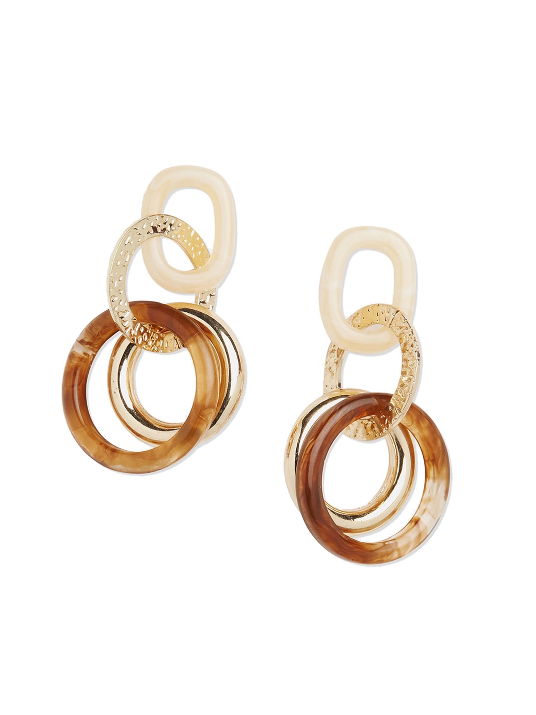 

20Dresses Women White Circular Drop Earrings