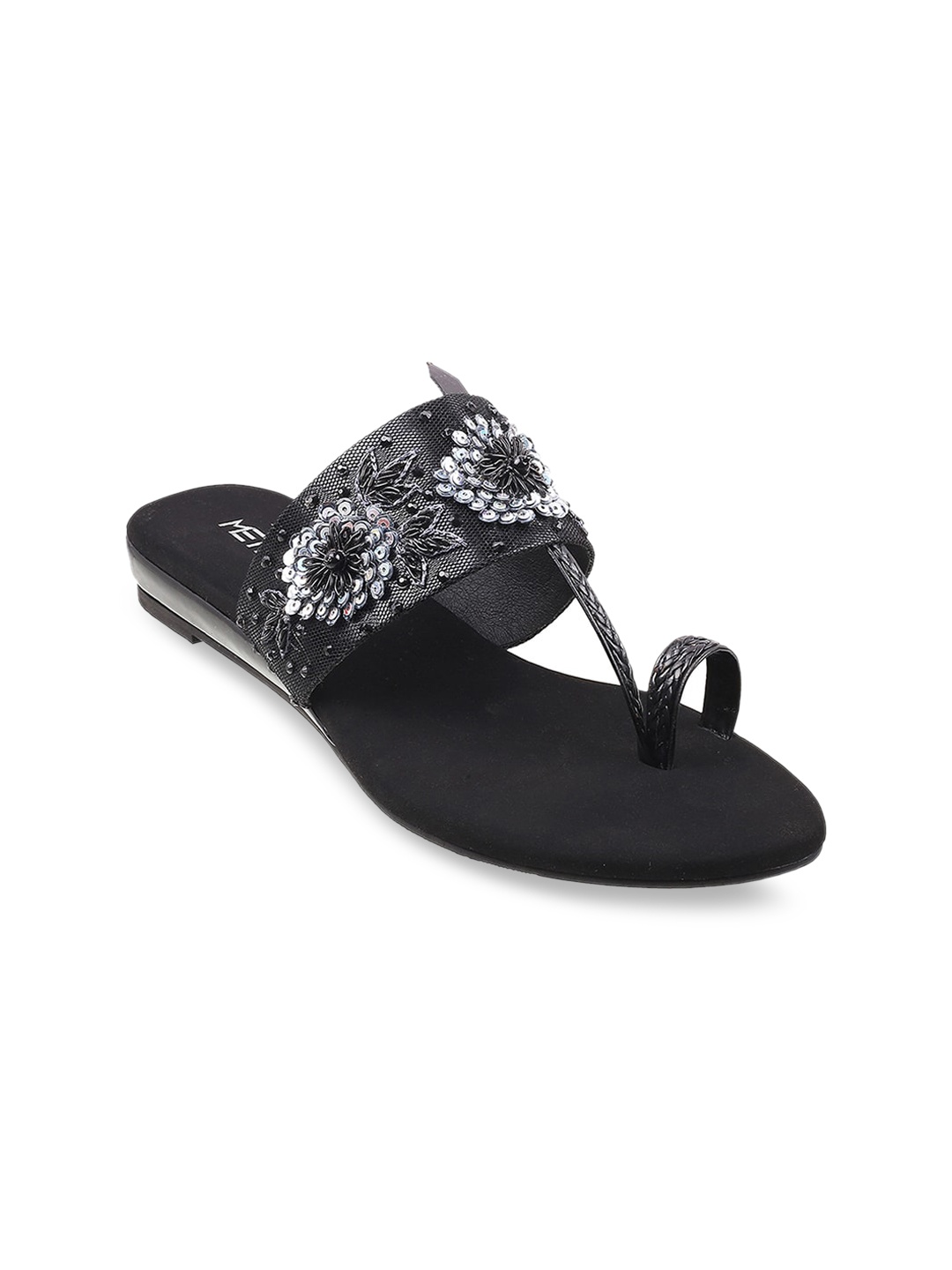 

Metro Women Black One Toe Flats