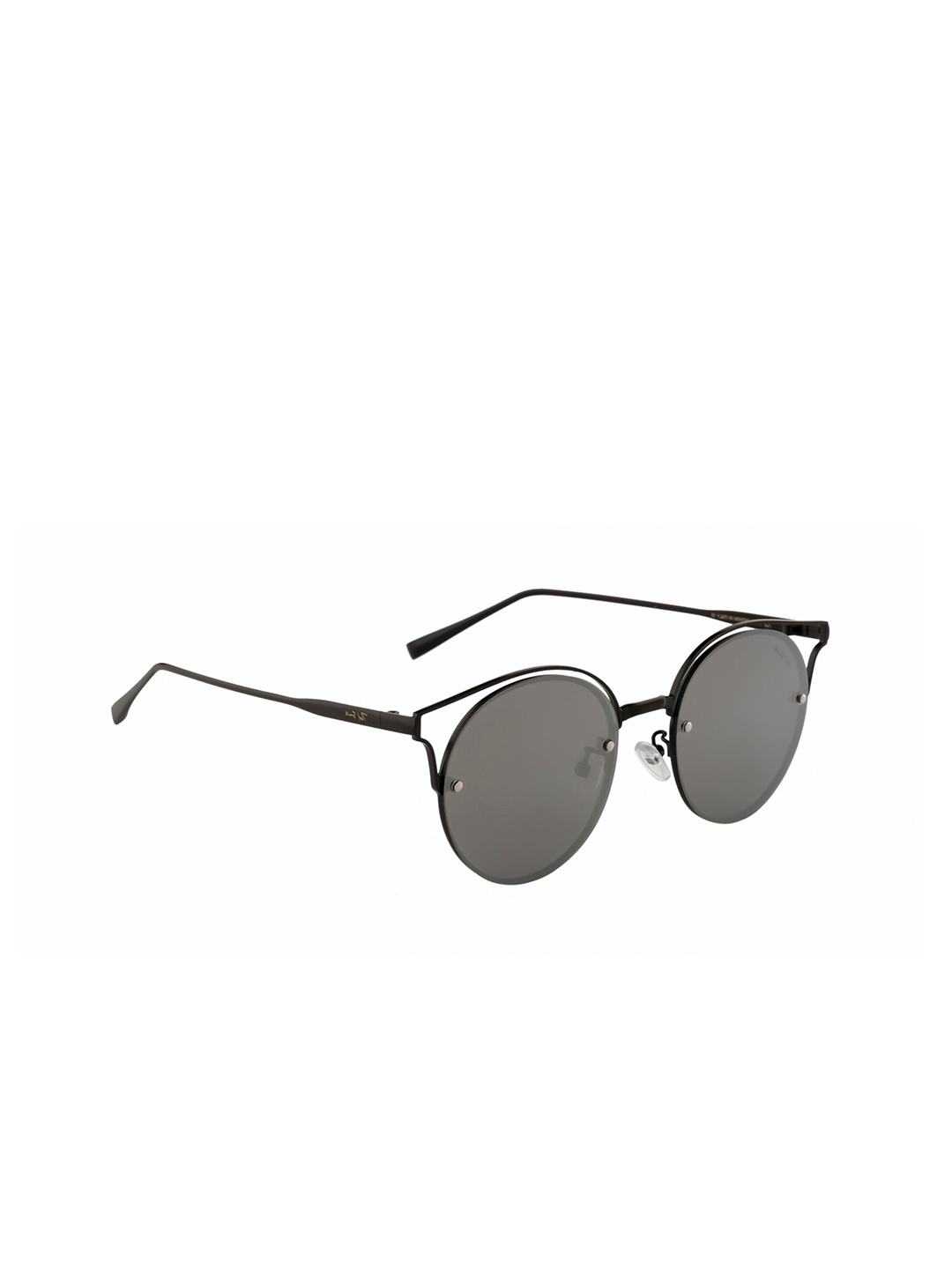 

Ted Smith Women Grey Lens & Black Cateye Sunglasses With Polarised Lens