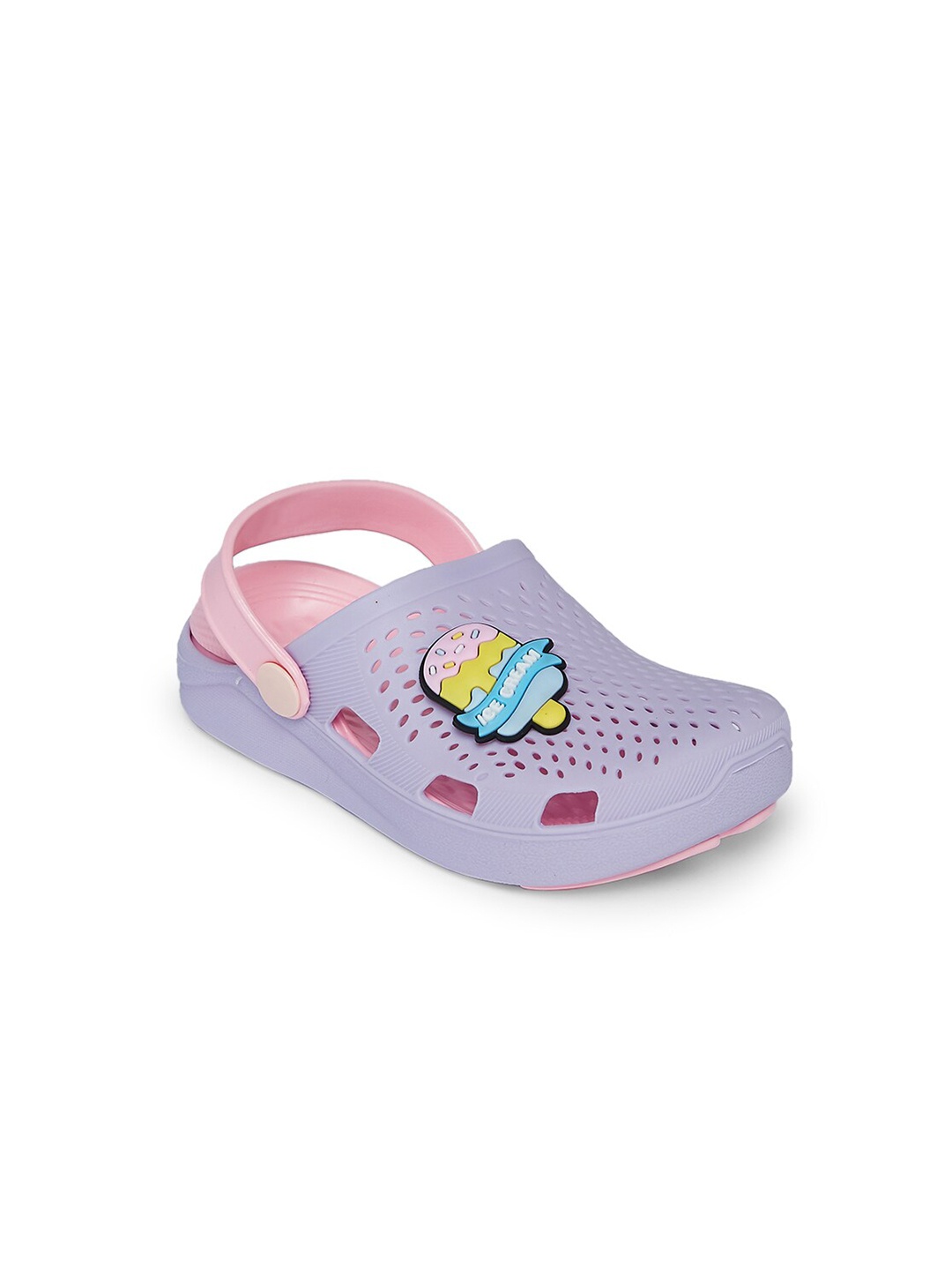 

Pantaloons Junior Girls Purple & Pink Clogs