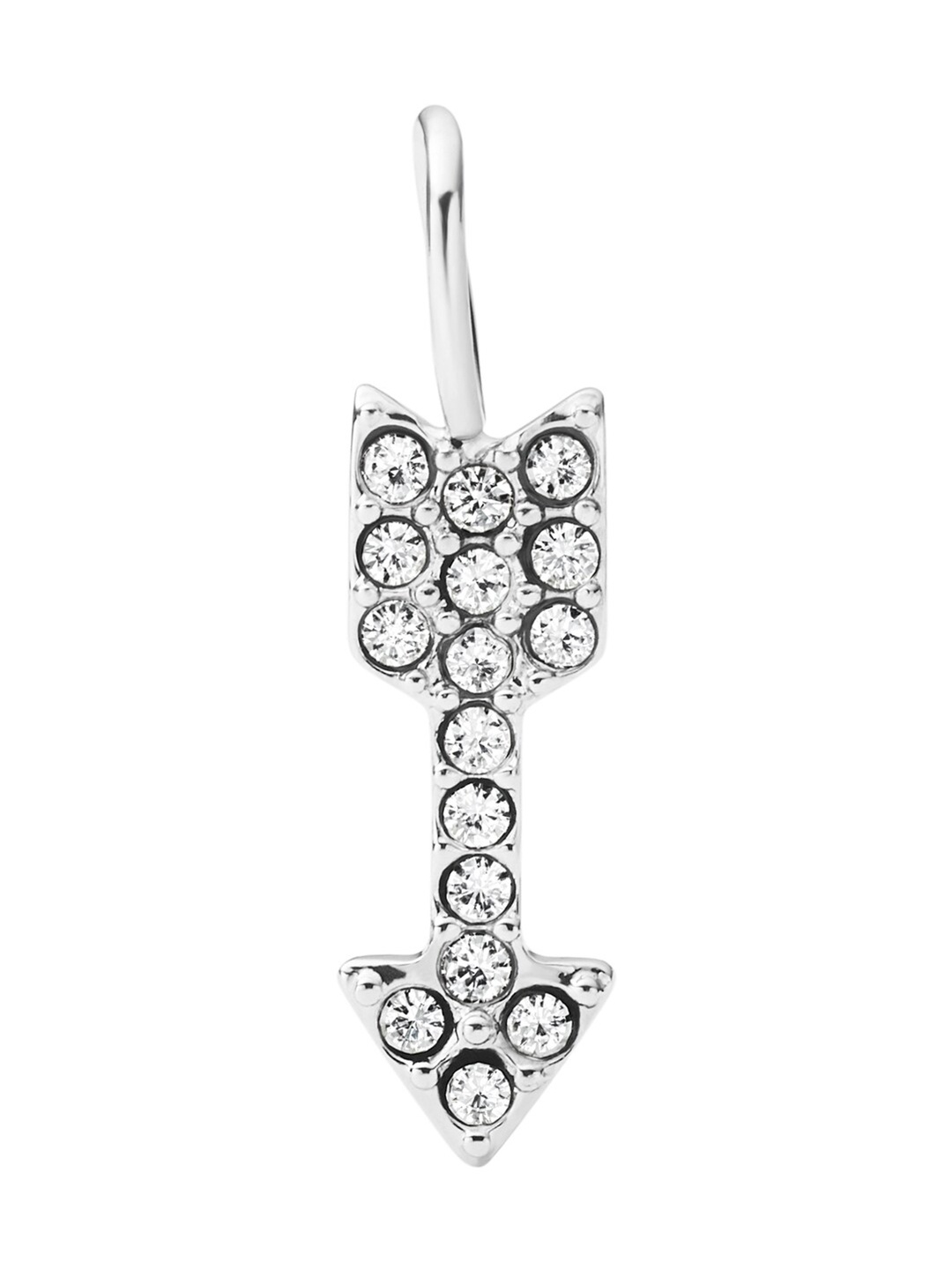 

Fossil Women Silver Embellished Charm