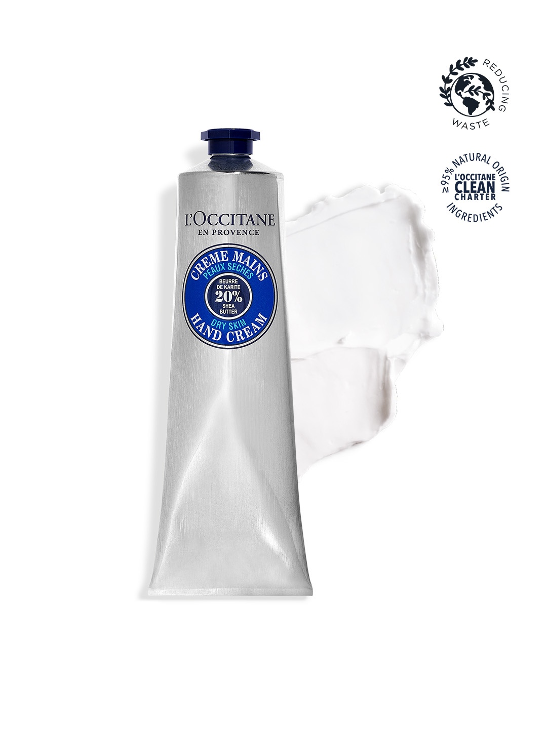 

LOccitane en Provence 20% Shea Butter Dry Skin Hand Cream 150 ml, Silver