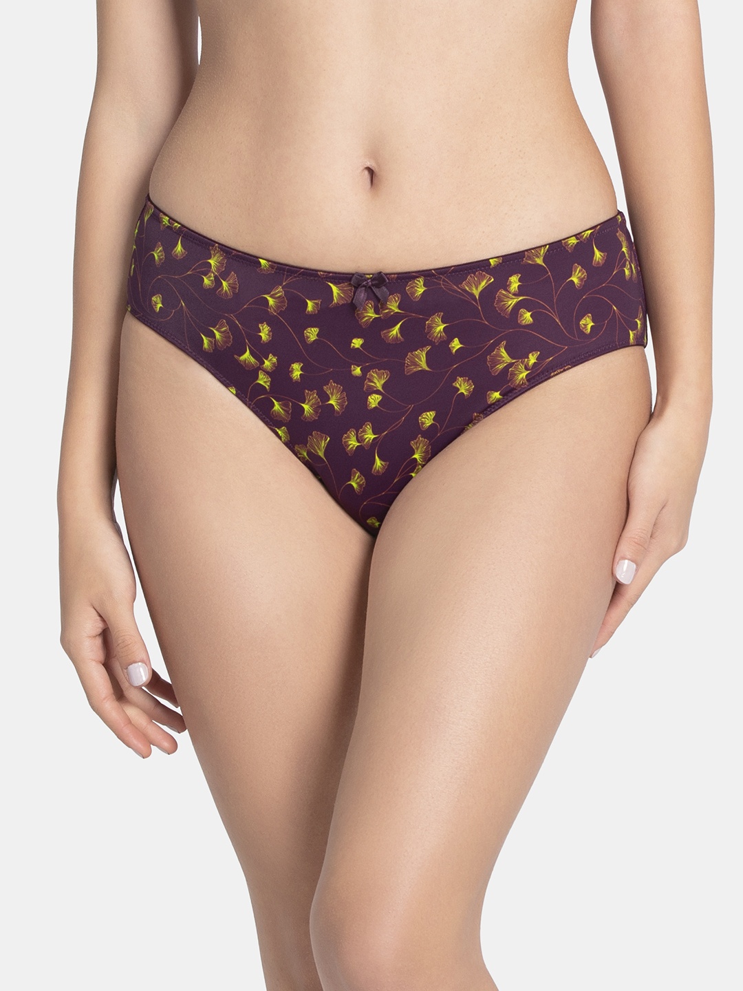 

Amante Women Printed Low Rise Smooth Charm Bikini Brief - PAN81601, Purple